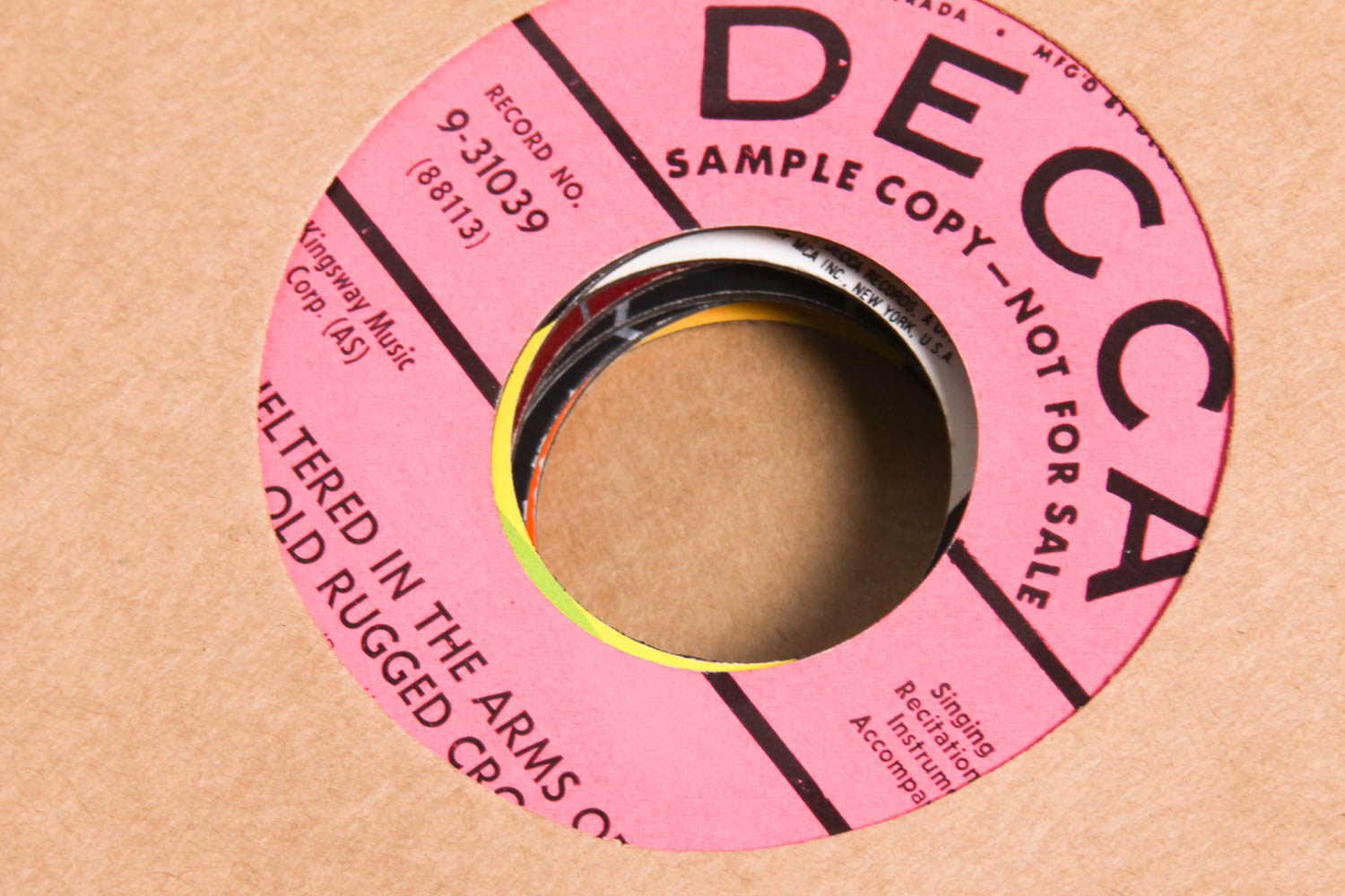 Collection of Vintage Rex Allen 45 rpm Records