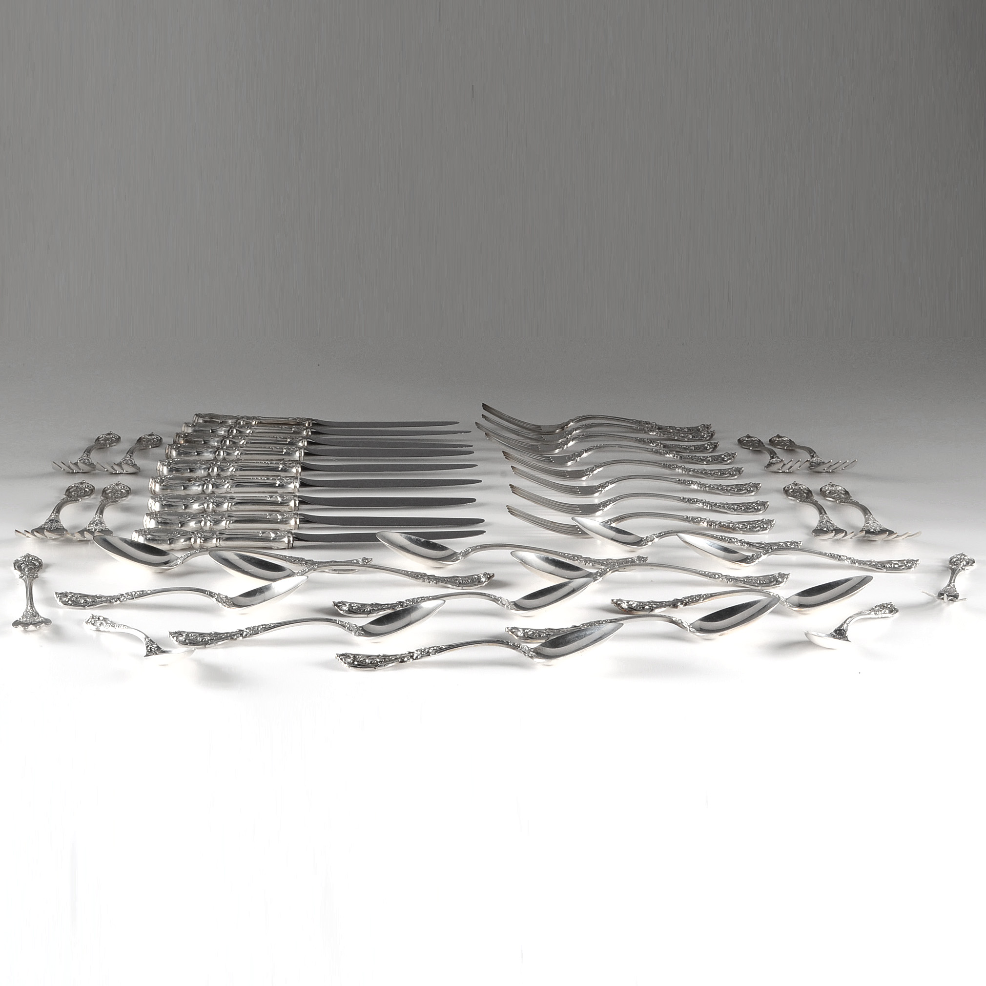 Reed & Barton Sterling Silver "Francis I" Flatware Set