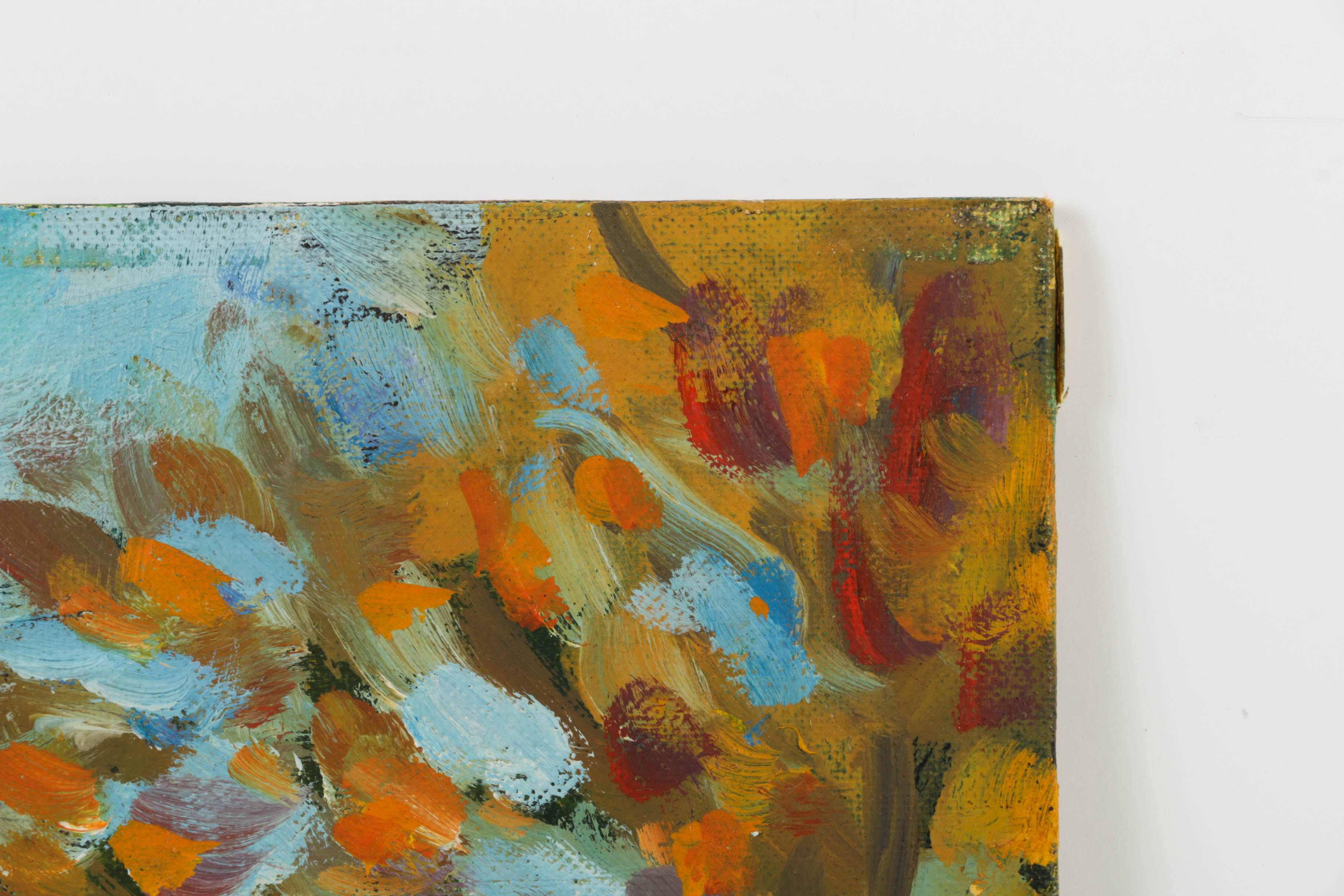 Leo Revi Original Oil Painting on Canvas of Autumnal Landscape