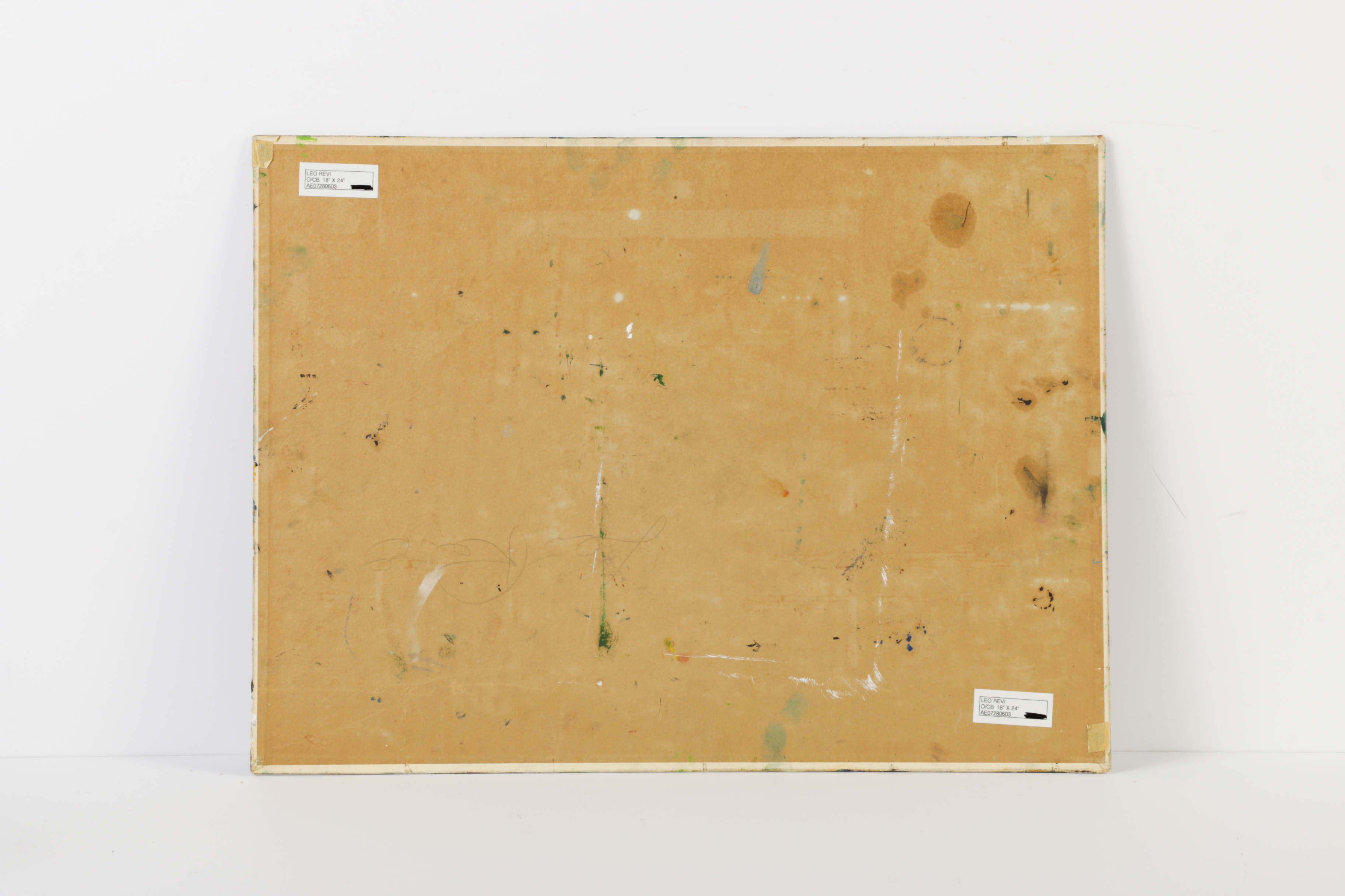 Leo Revi Original Oil Painting on Canvas of Autumnal Landscape