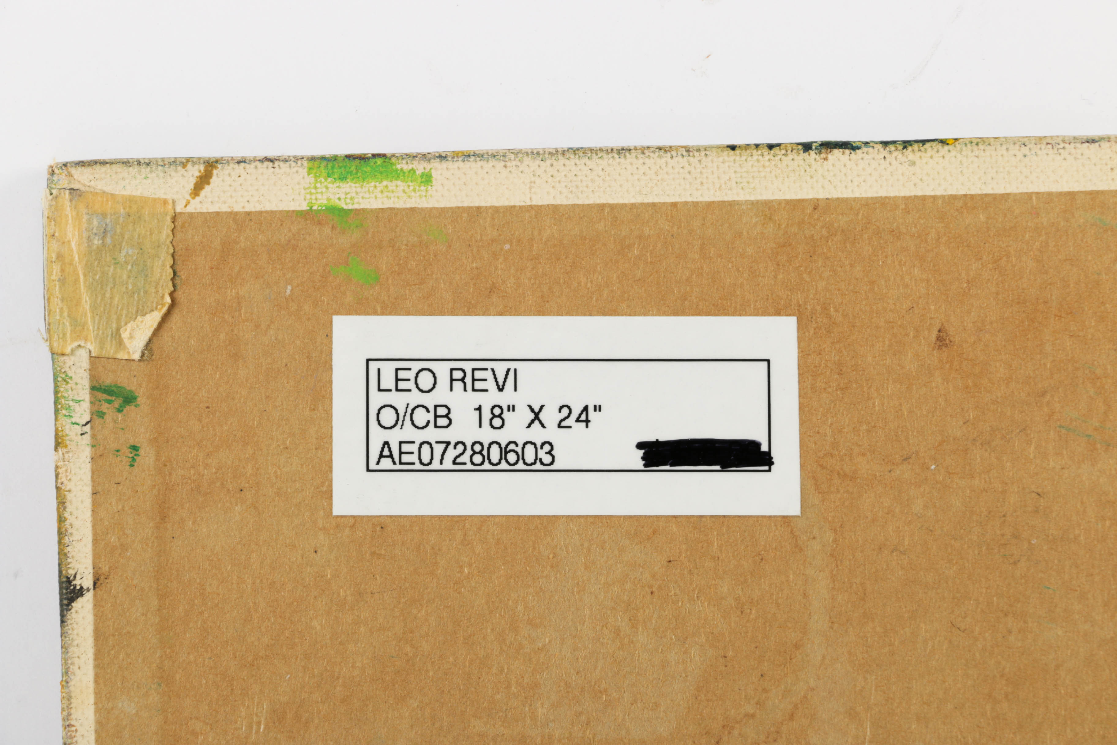 Leo Revi Original Oil Painting on Canvas of Autumnal Landscape