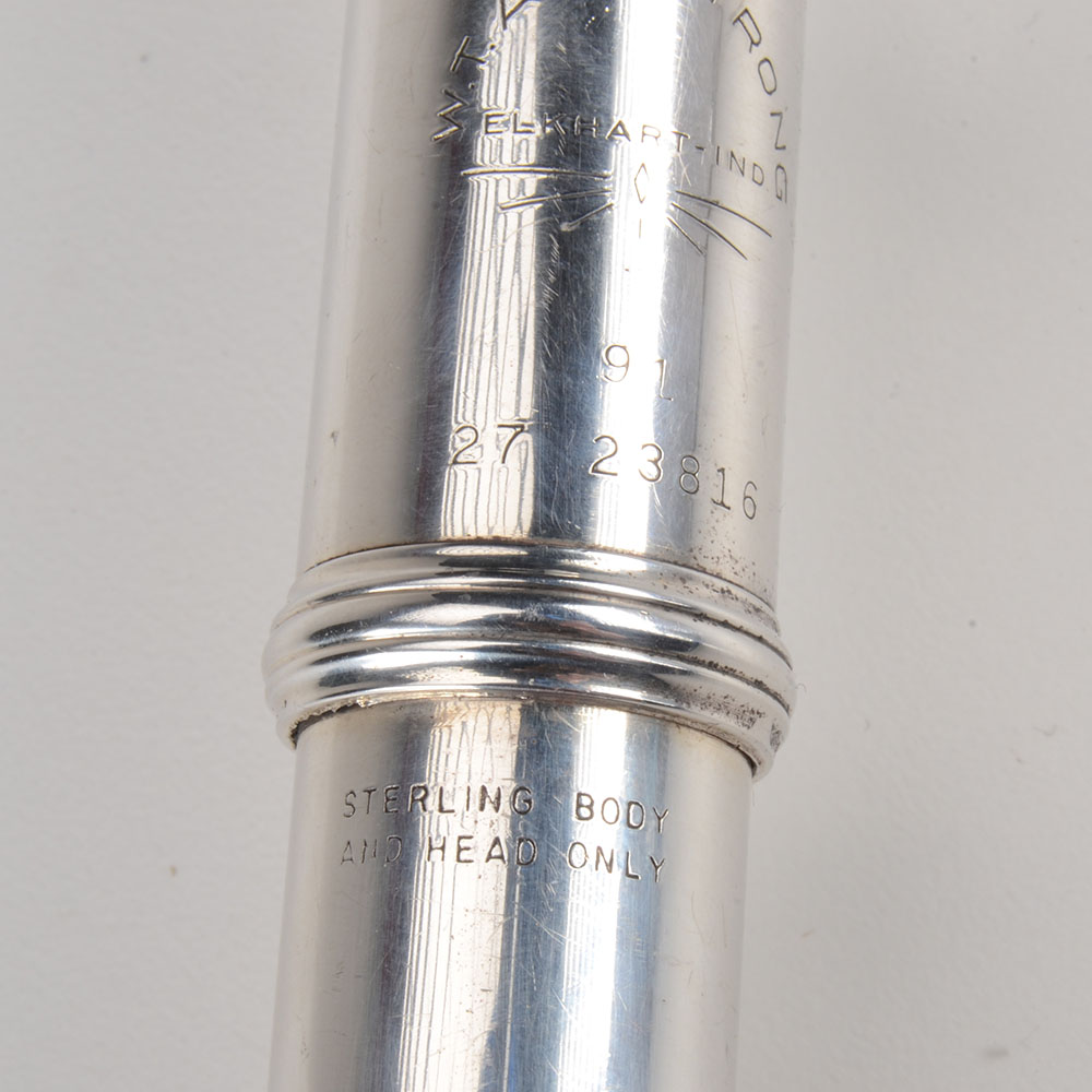W. T. Armstrong Sterling Silver Model 91 Flute