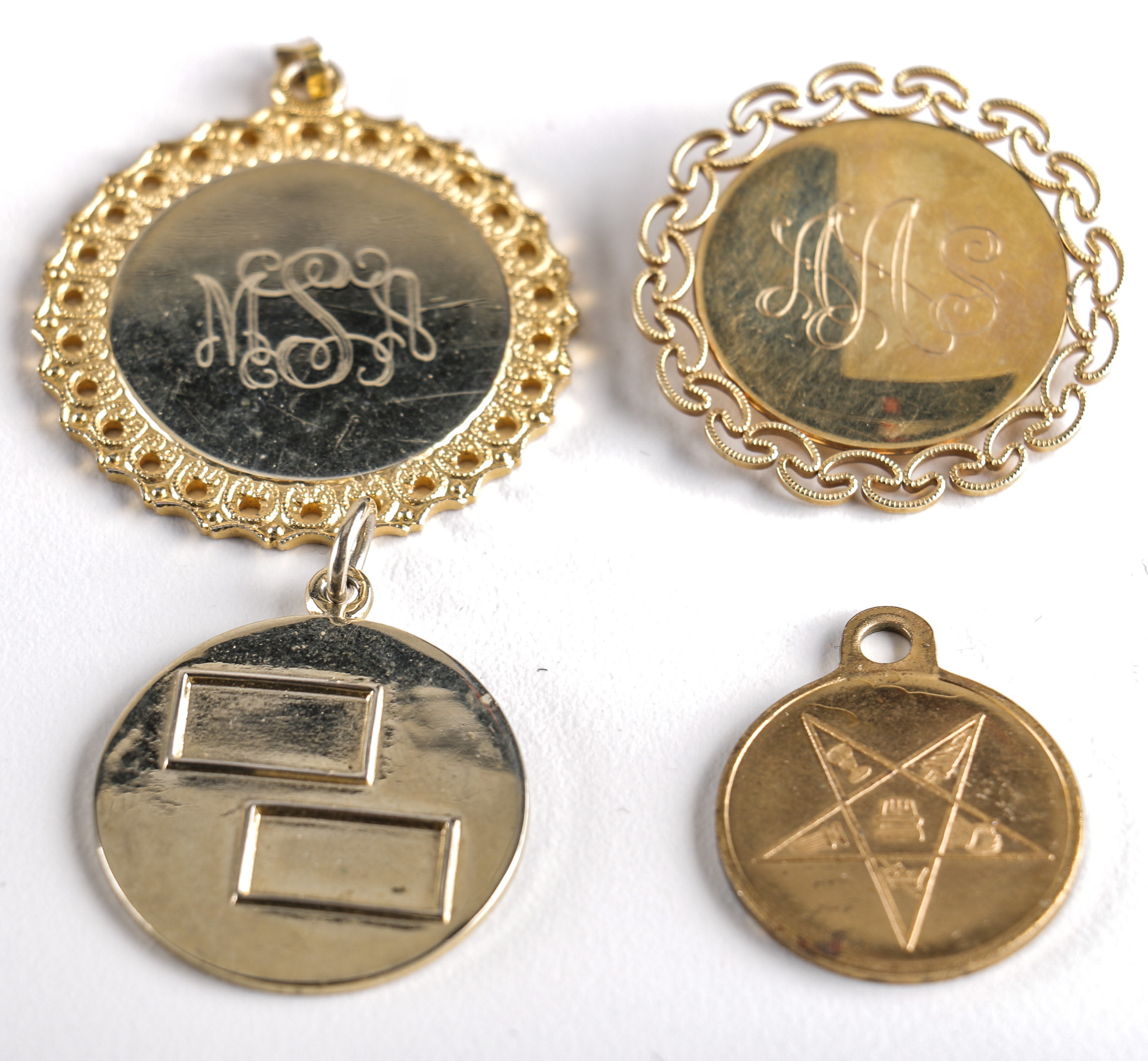 Gold Tone Costume Jewelry Including Monet