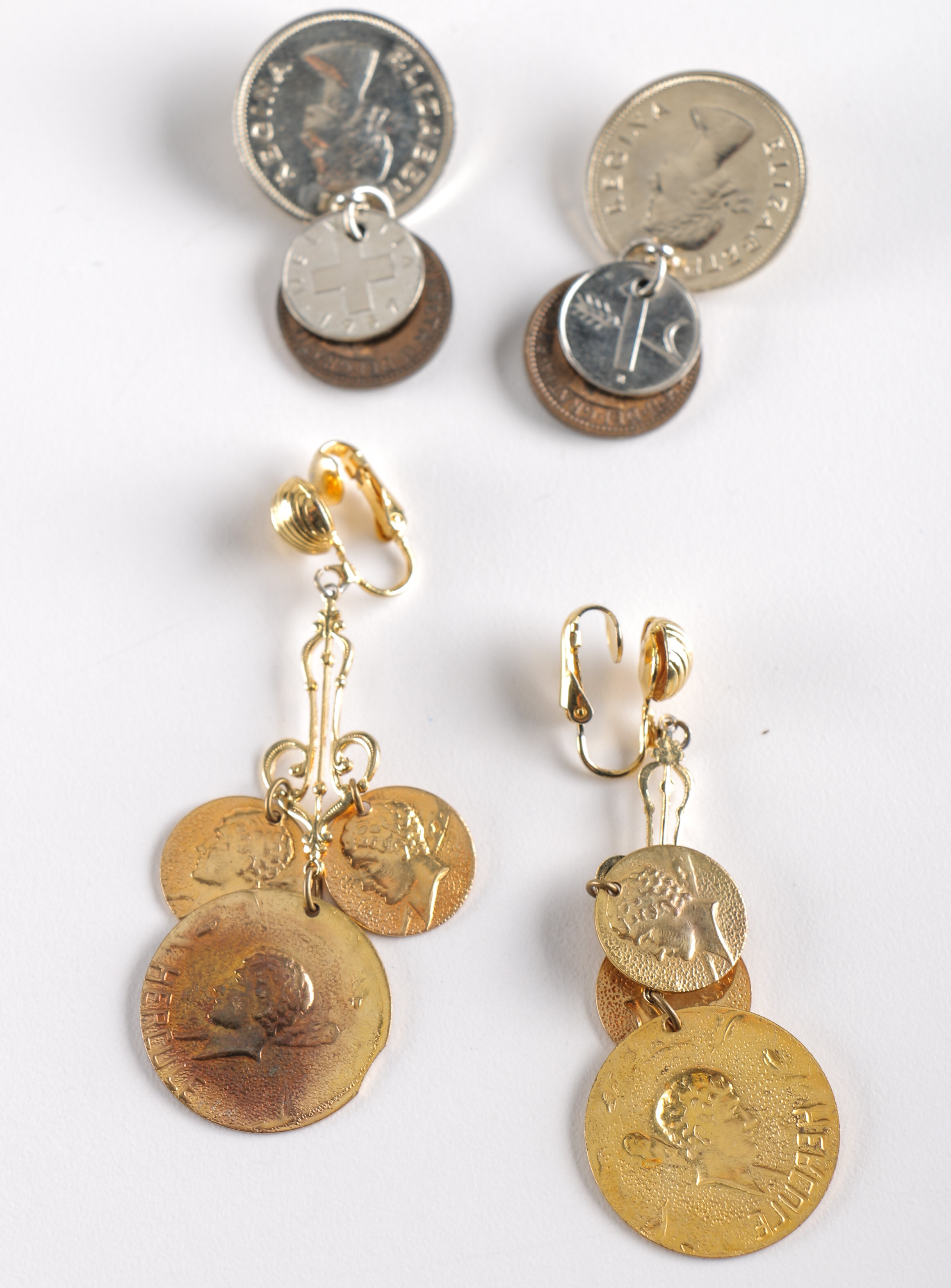 Gold Tone Costume Jewelry Including Monet