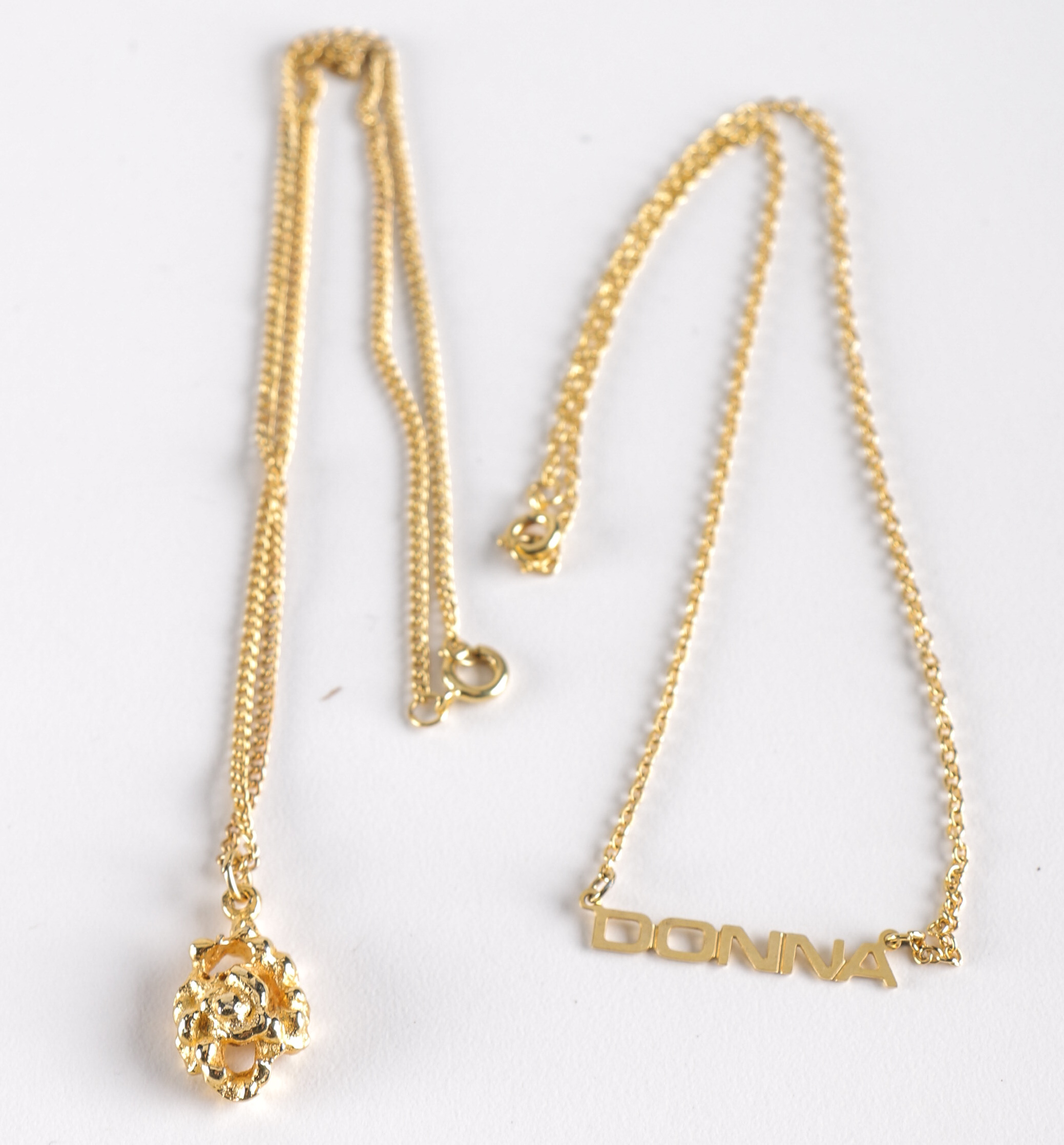 Gold Tone Costume Jewelry Including Monet