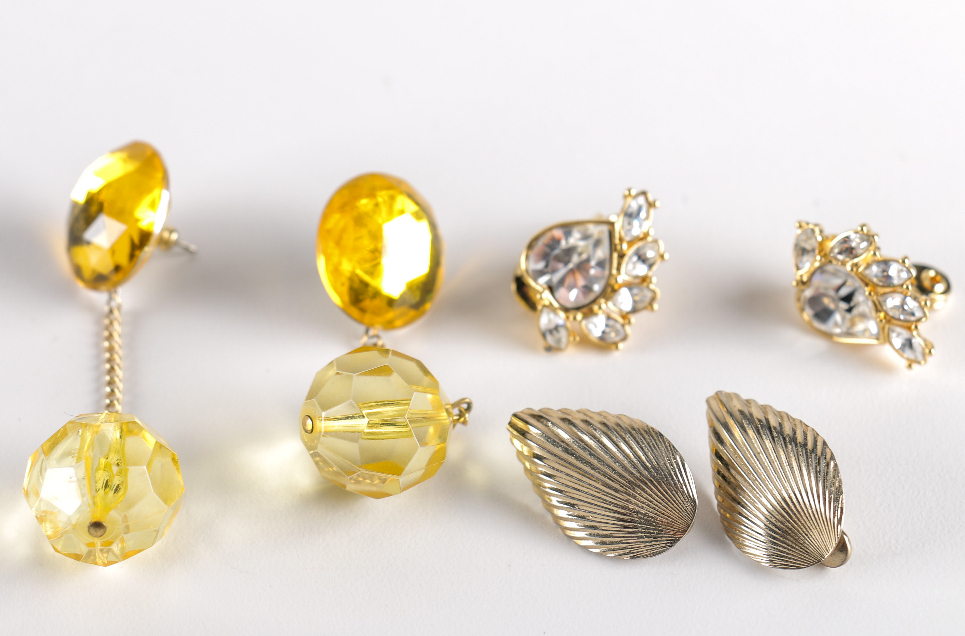 Gold Tone Costume Jewelry Including Monet