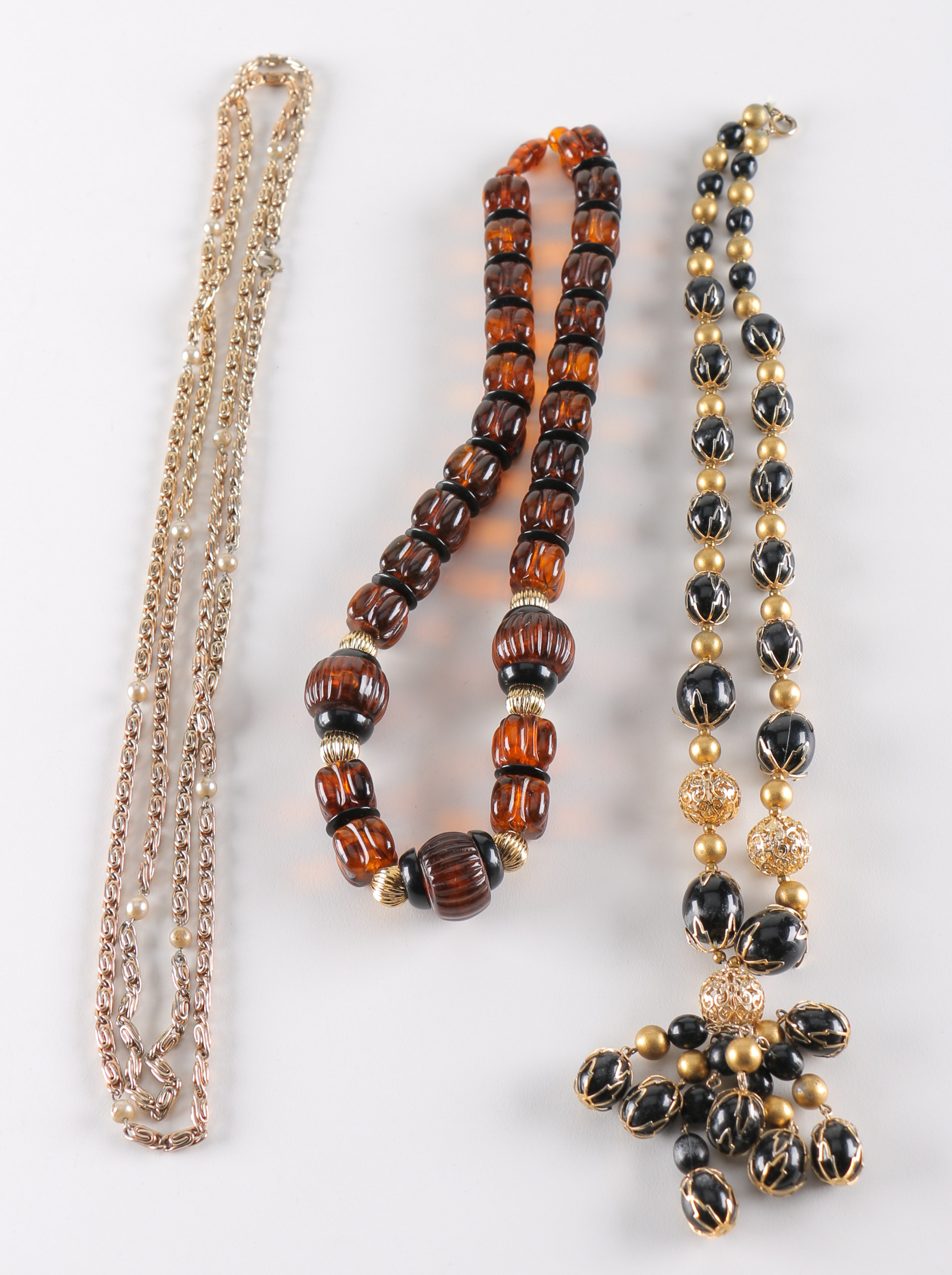 Gold Tone Costume Jewelry Including Monet