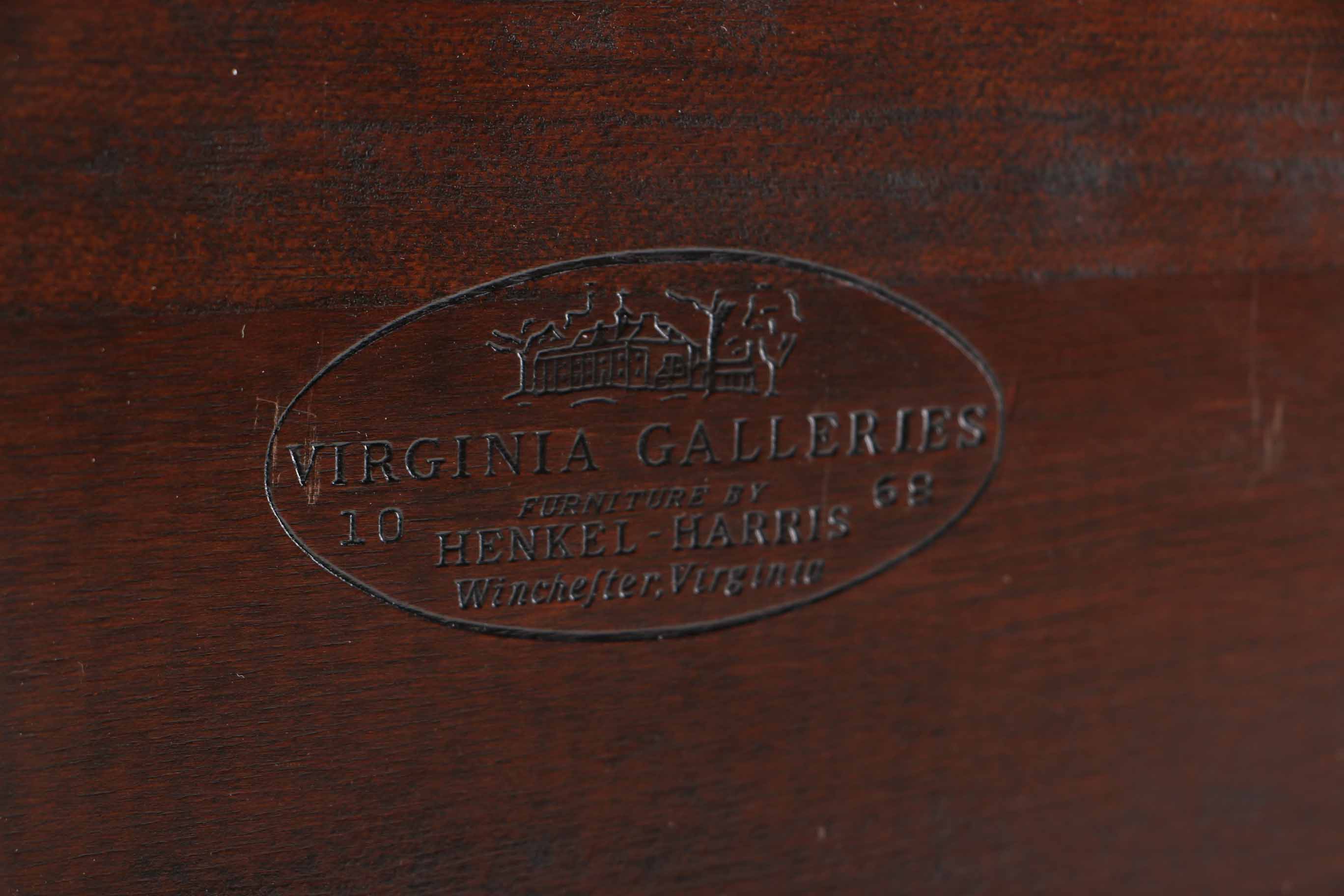 Vintage Mahogany Shaving Mirror and Base by Henkle-Harris