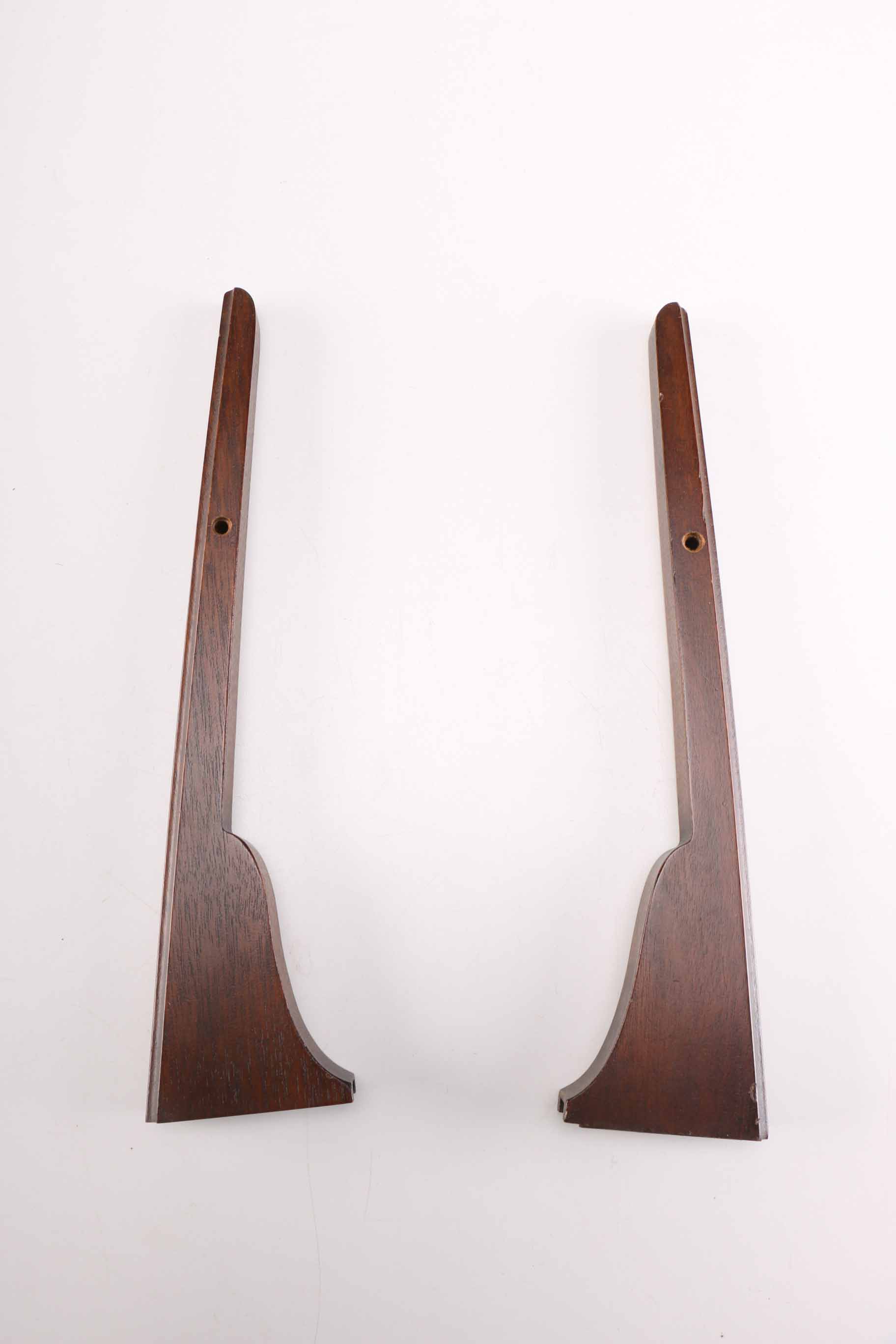 Vintage Mahogany Shaving Mirror and Base by Henkle-Harris