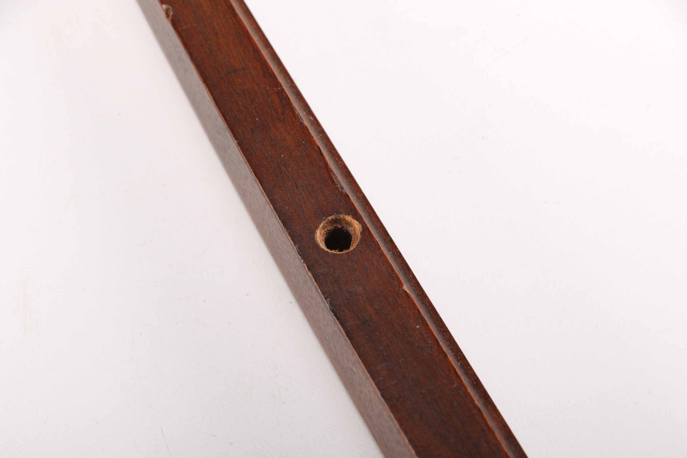 Vintage Mahogany Shaving Mirror and Base by Henkle-Harris