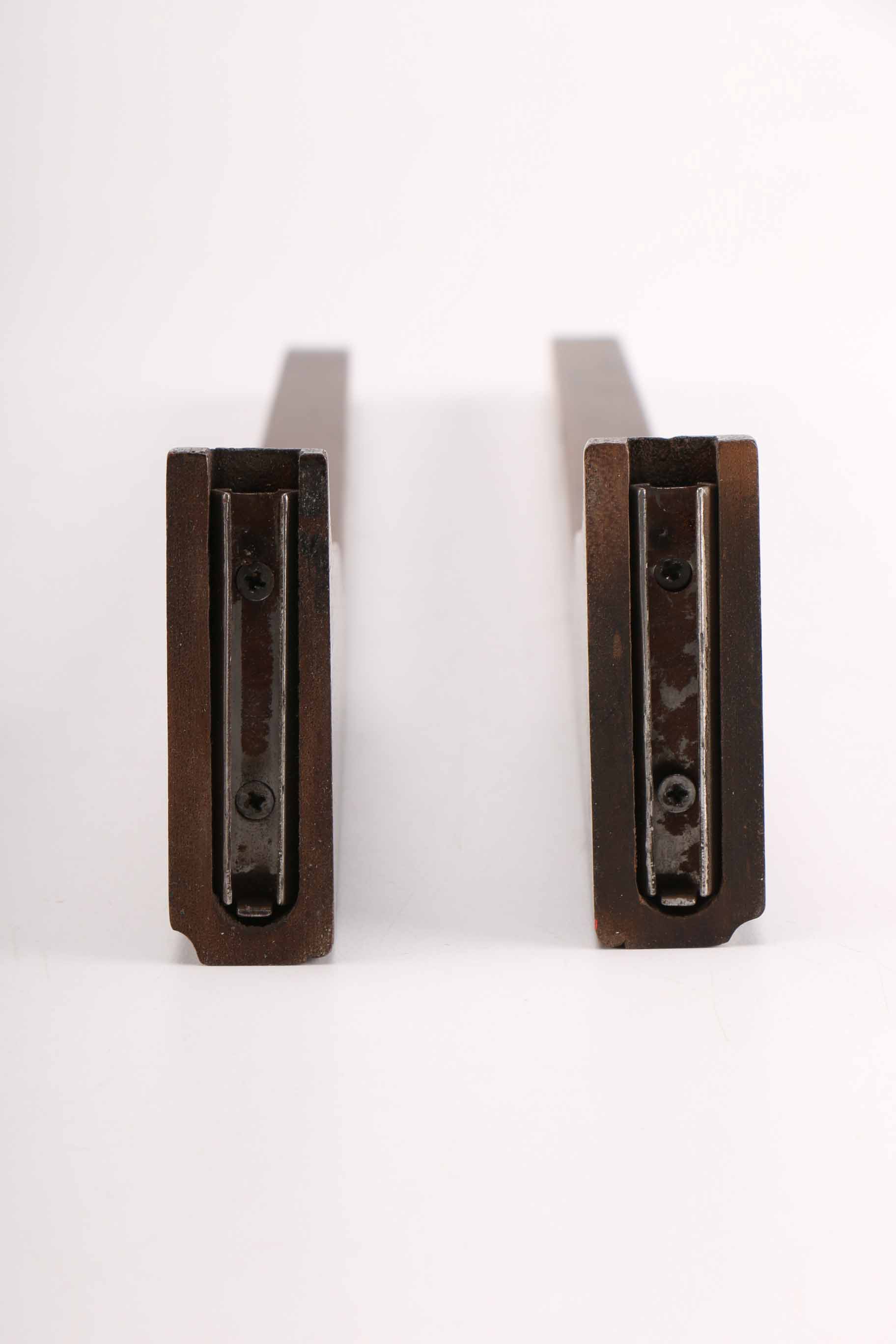 Vintage Mahogany Shaving Mirror and Base by Henkle-Harris