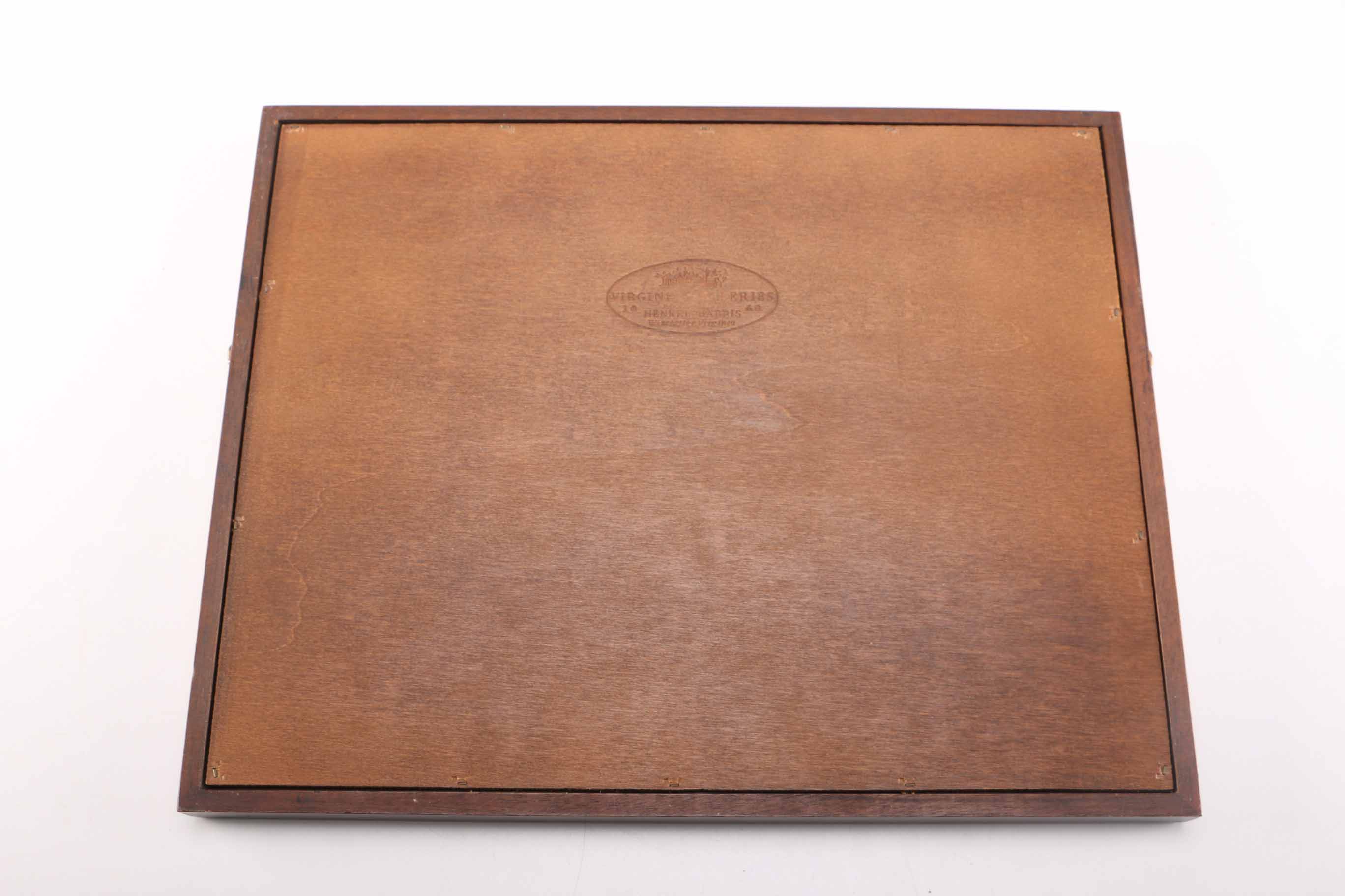 Vintage Mahogany Shaving Mirror and Base by Henkle-Harris