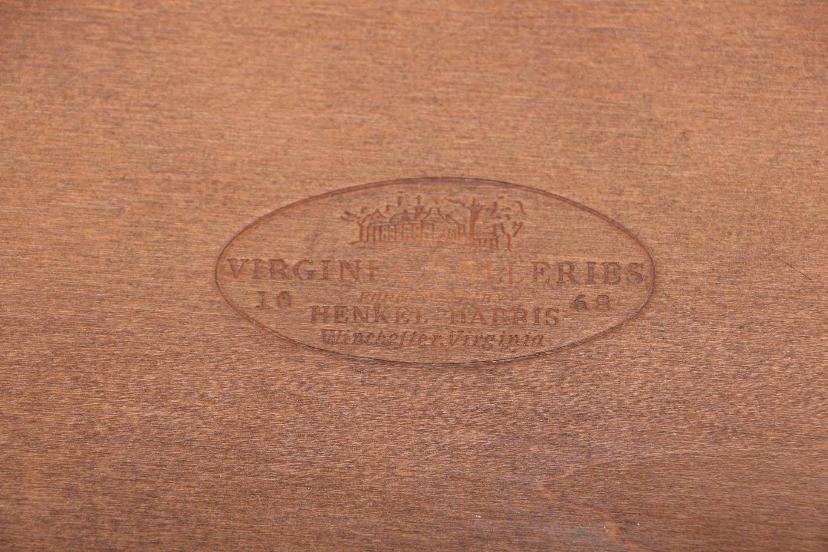 Vintage Mahogany Shaving Mirror and Base by Henkle-Harris