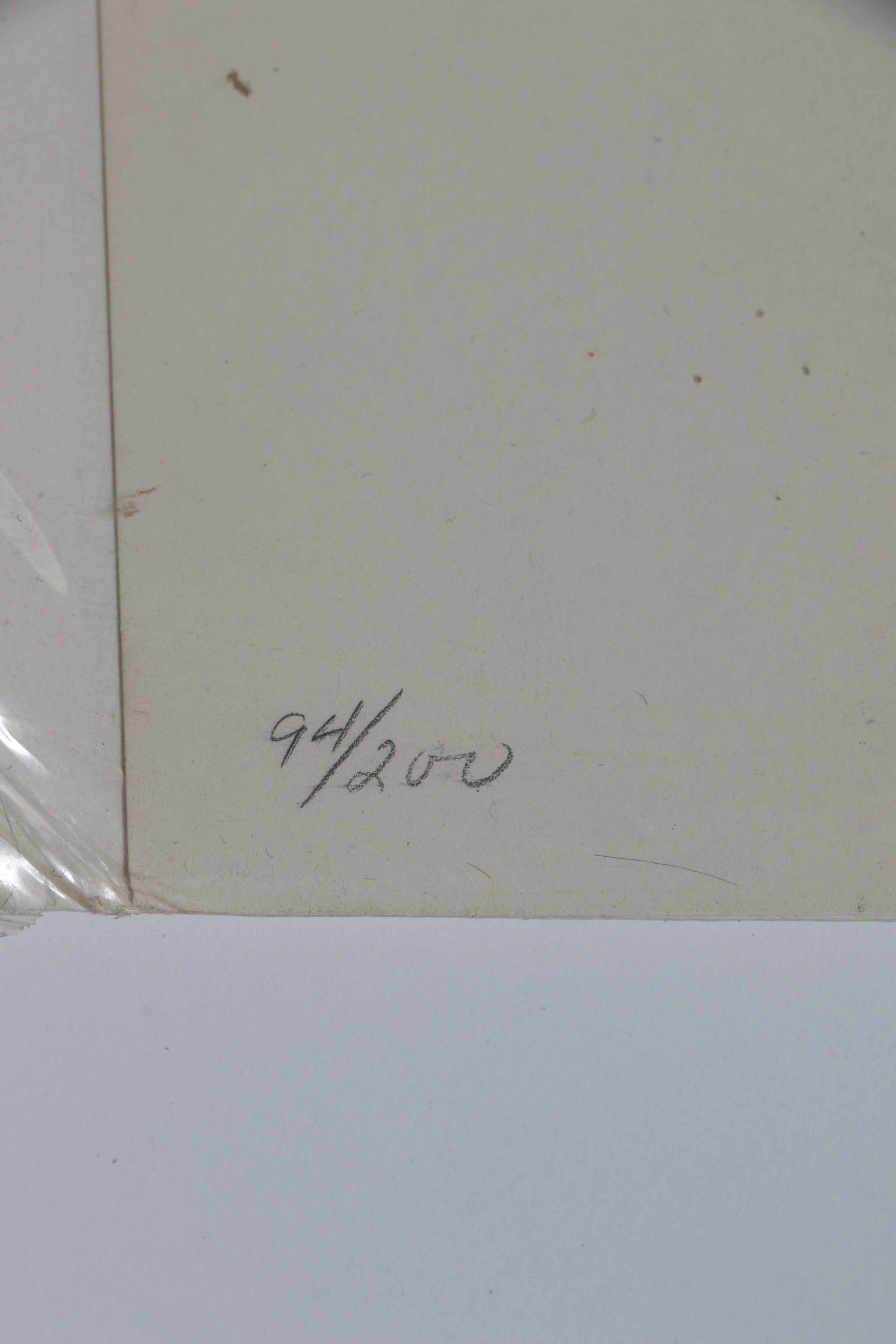 E. Alvarez Signed Limited Edition Serigraph on Paper "Claudia"