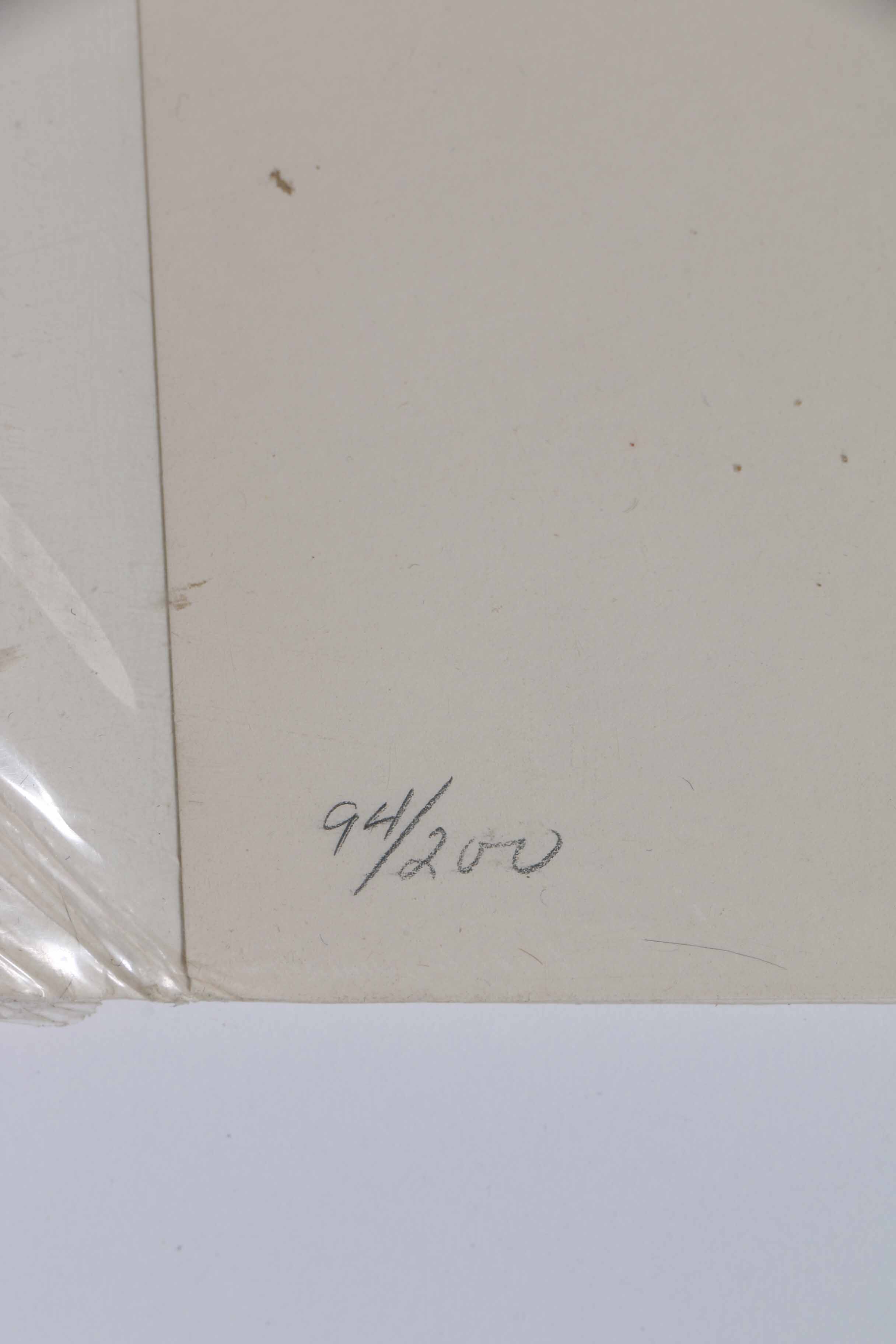 E. Alvarez Signed Limited Edition Serigraph on Paper "Claudia"