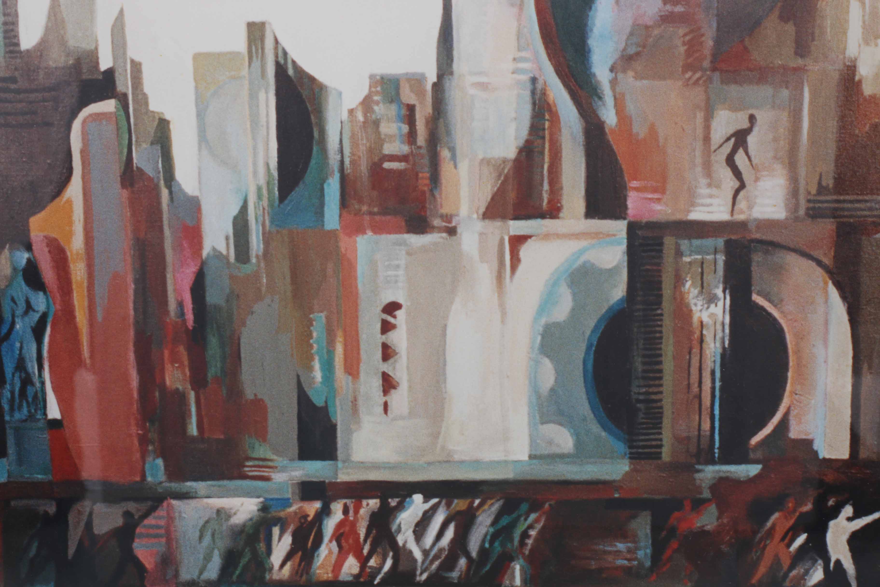 Giclee Print After Industrial Style Painting