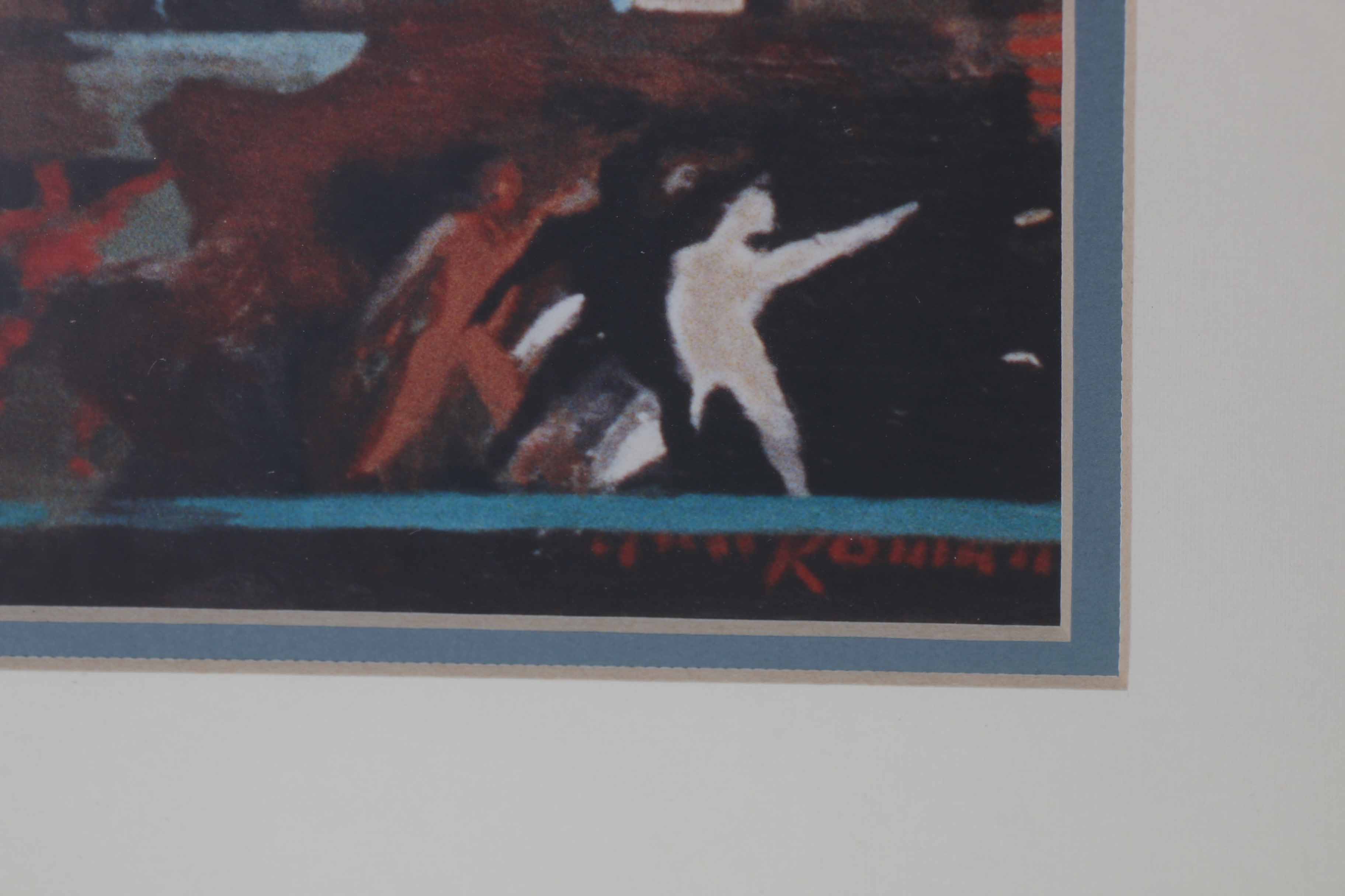 Giclee Print After Industrial Style Painting