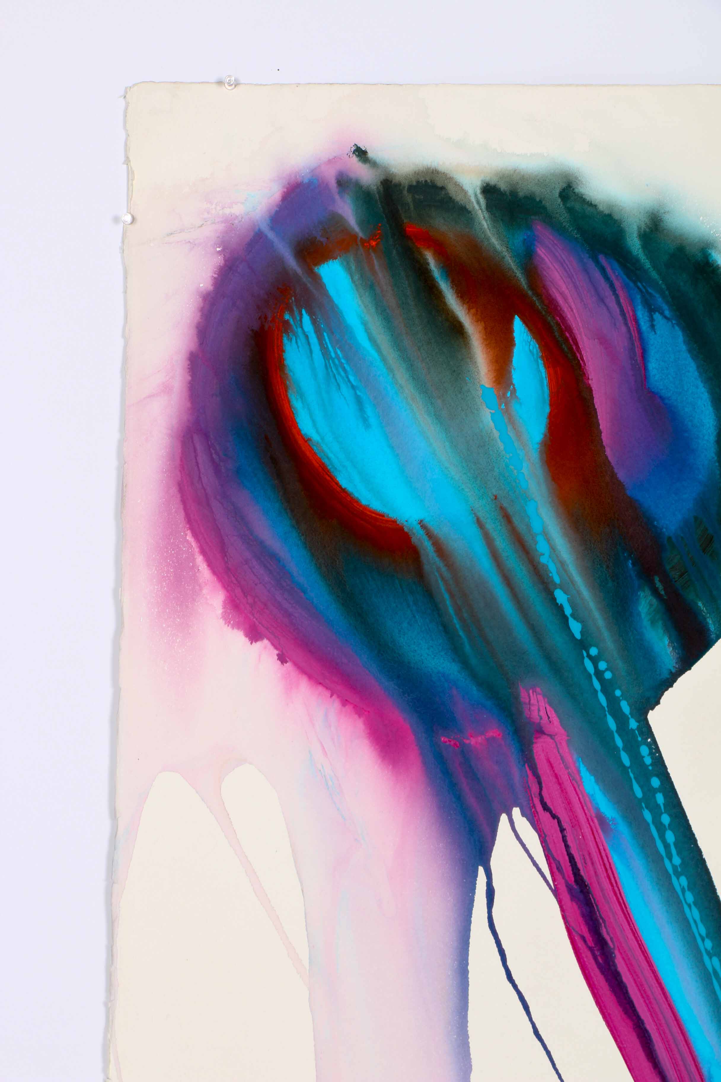 Acrylic and Watercolor on Paper "Form/Arizona"