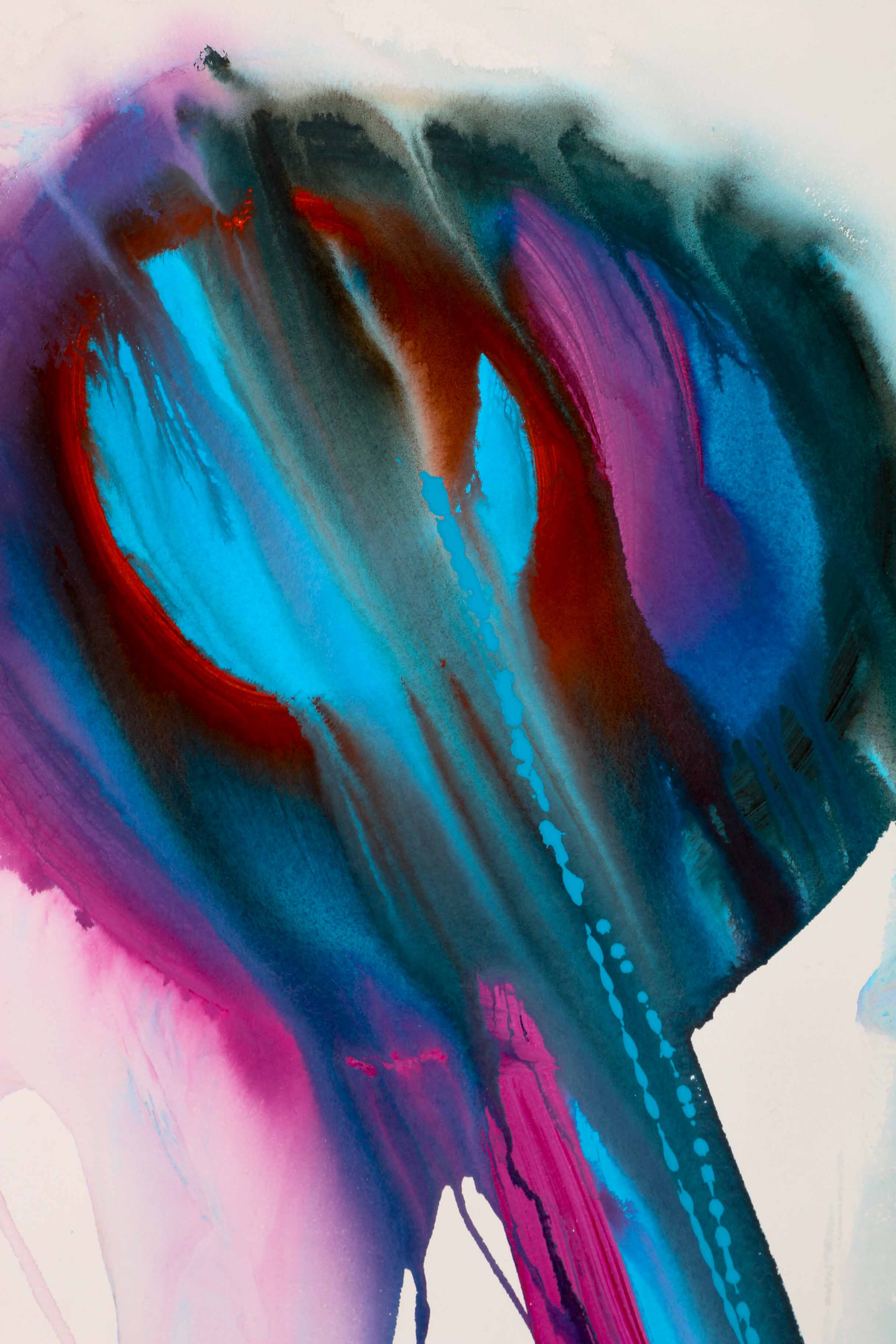 Acrylic and Watercolor on Paper "Form/Arizona"