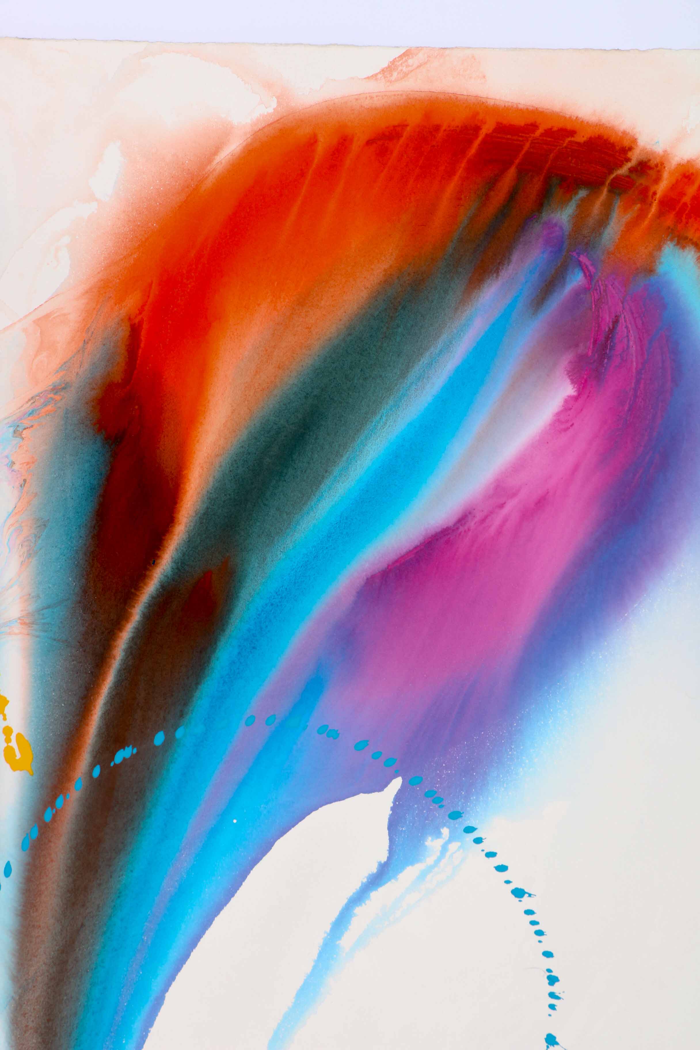 Acrylic and Watercolor on Paper "Form/Arizona"