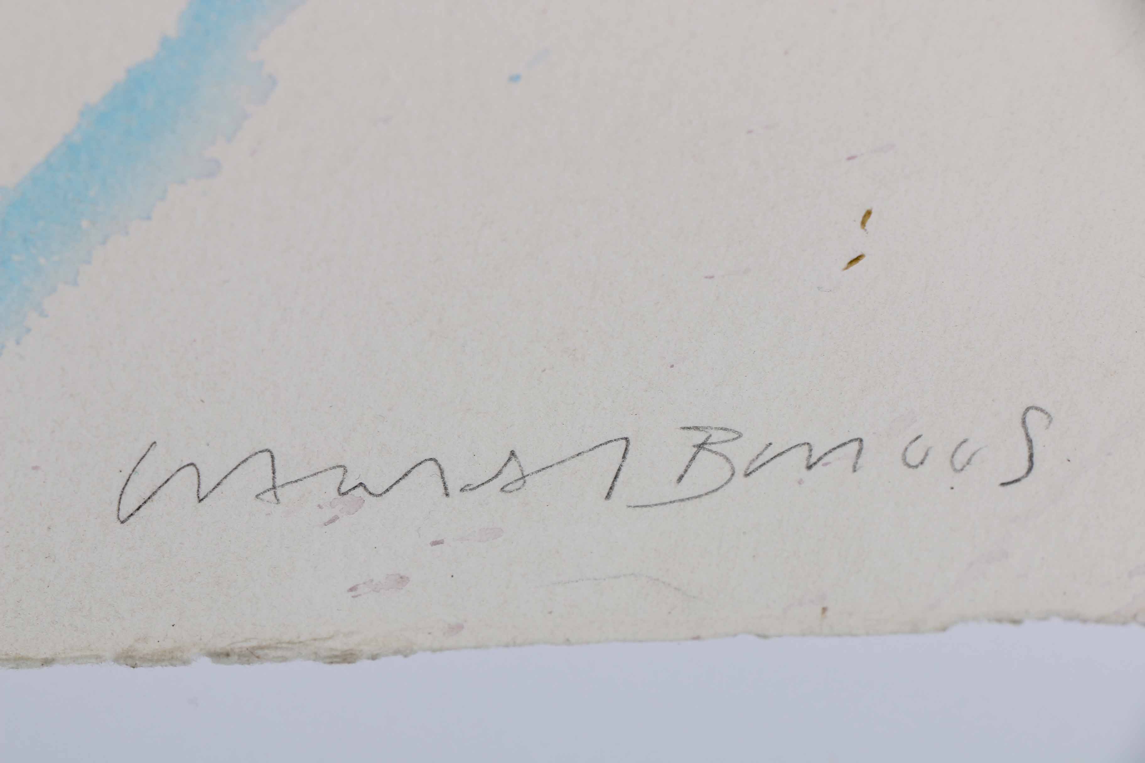 Acrylic and Watercolor on Paper "Form/Arizona"