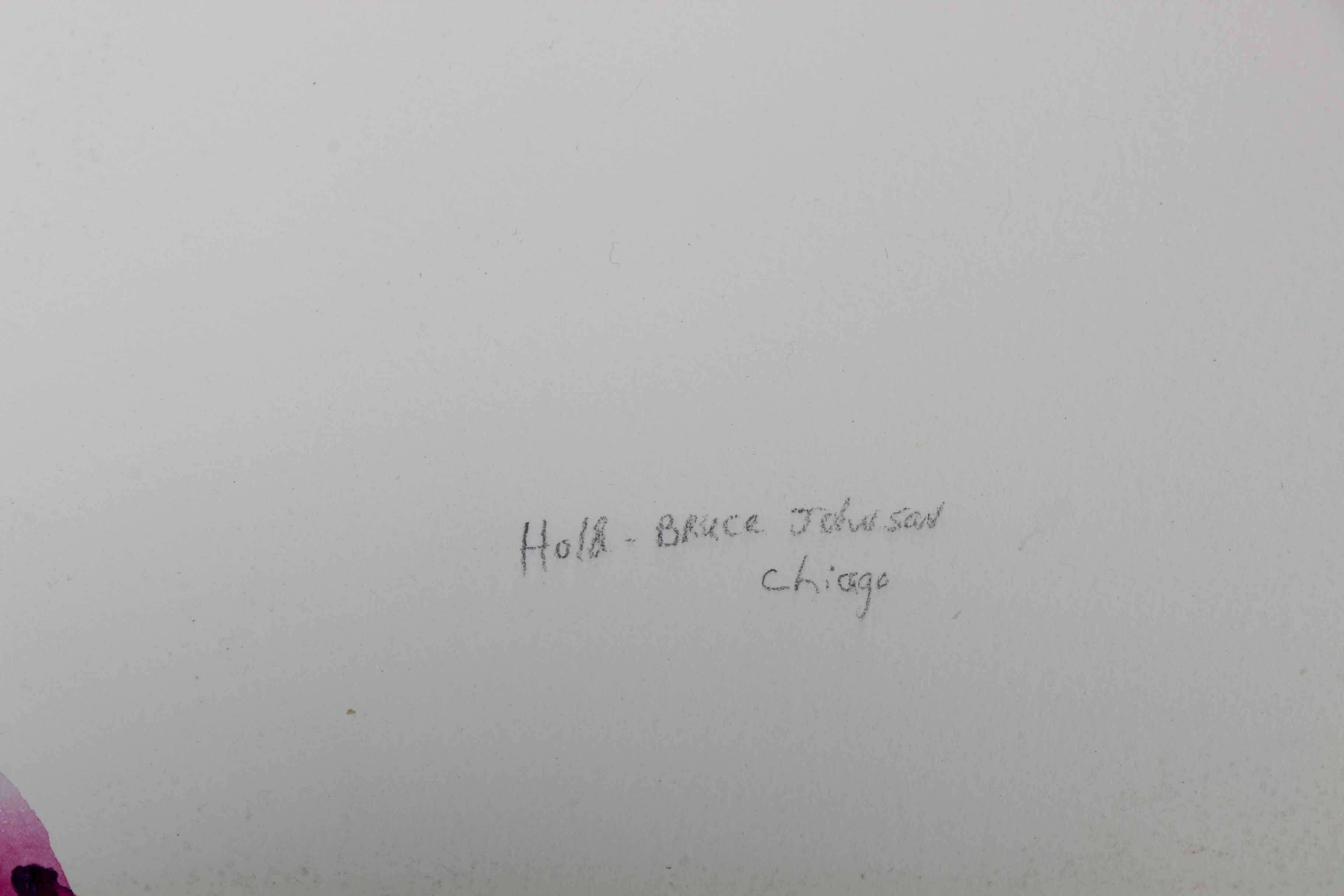 Acrylic and Watercolor on Paper "Form/Arizona"