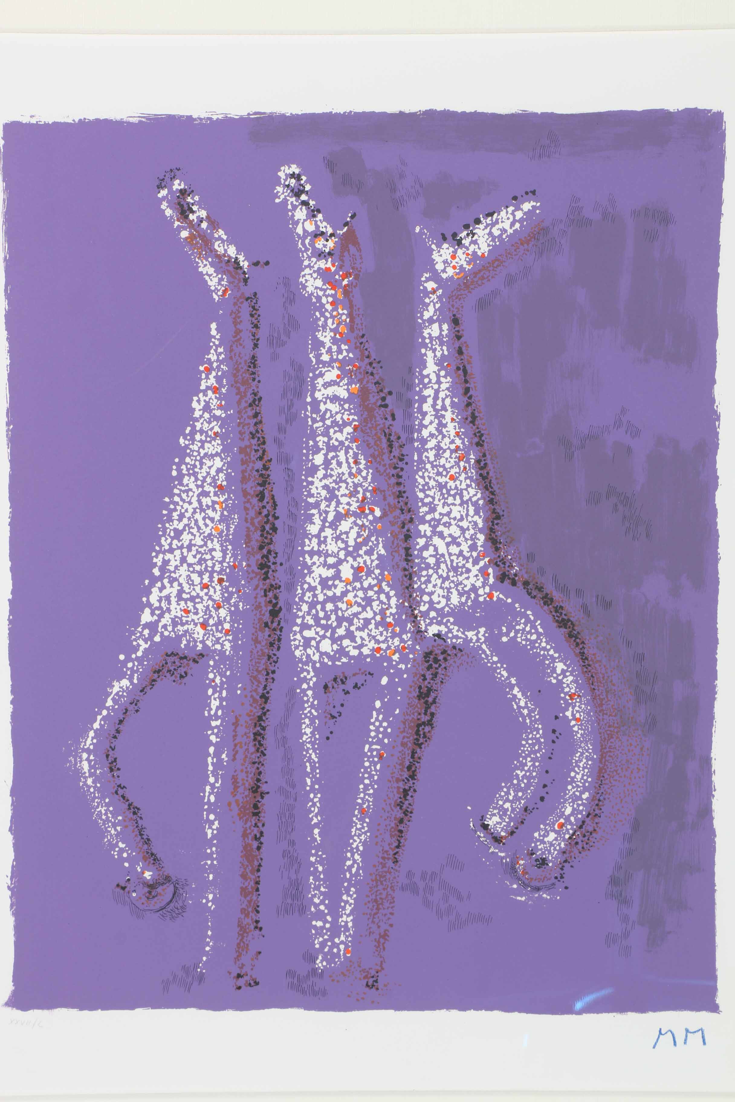 Signed, Limited Edition Marino Marini "Aquarius (G. L130)" Lithograph