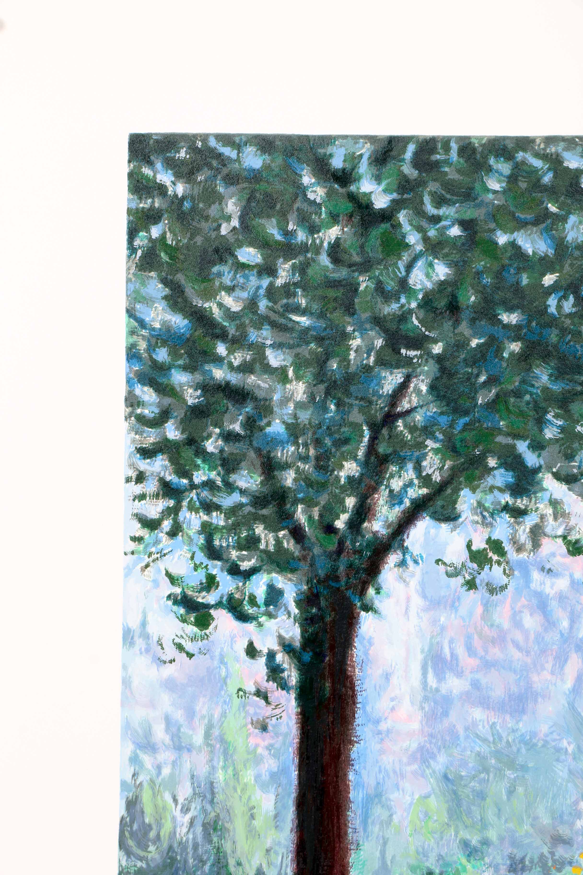 James Scoppetone Limited Edition Serigraph "Monet's Garden"