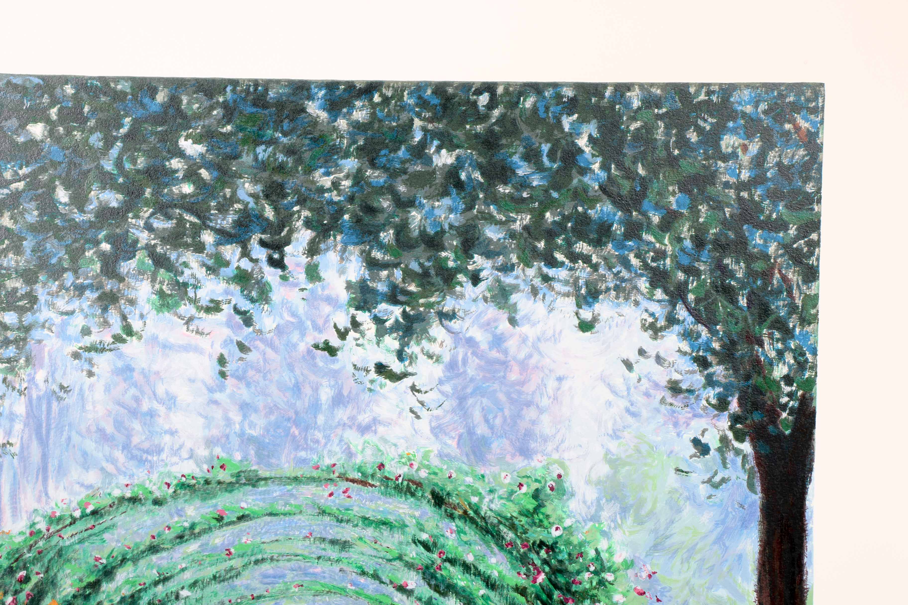 James Scoppetone Limited Edition Serigraph "Monet's Garden"