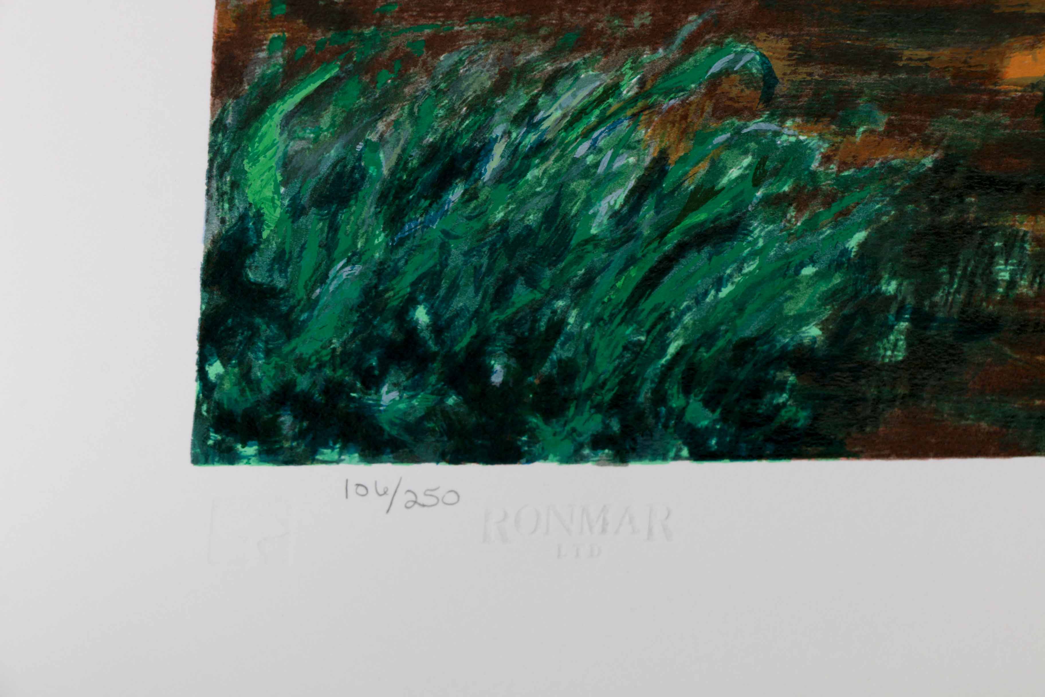 James Scoppetone Limited Edition Serigraph "Monet's Garden"