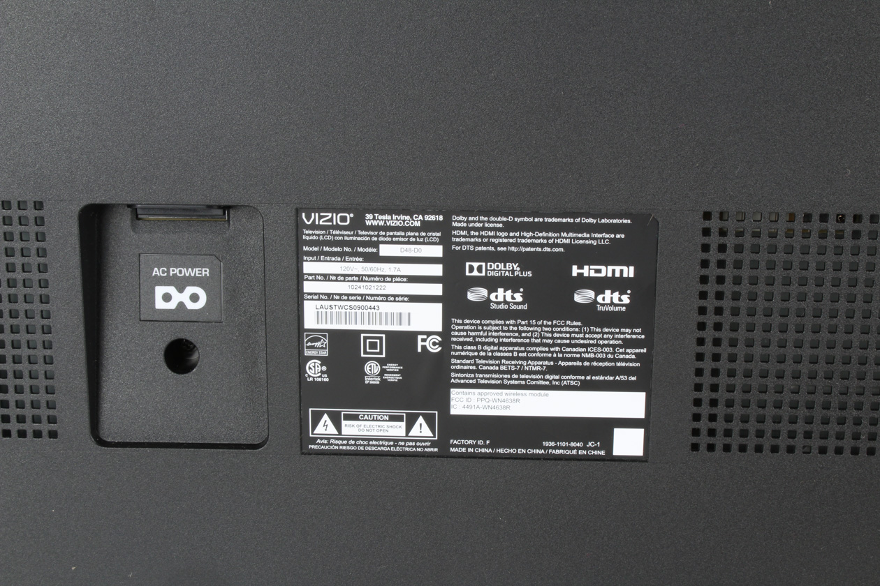 Vizio D- Series 48" LED Smart TV