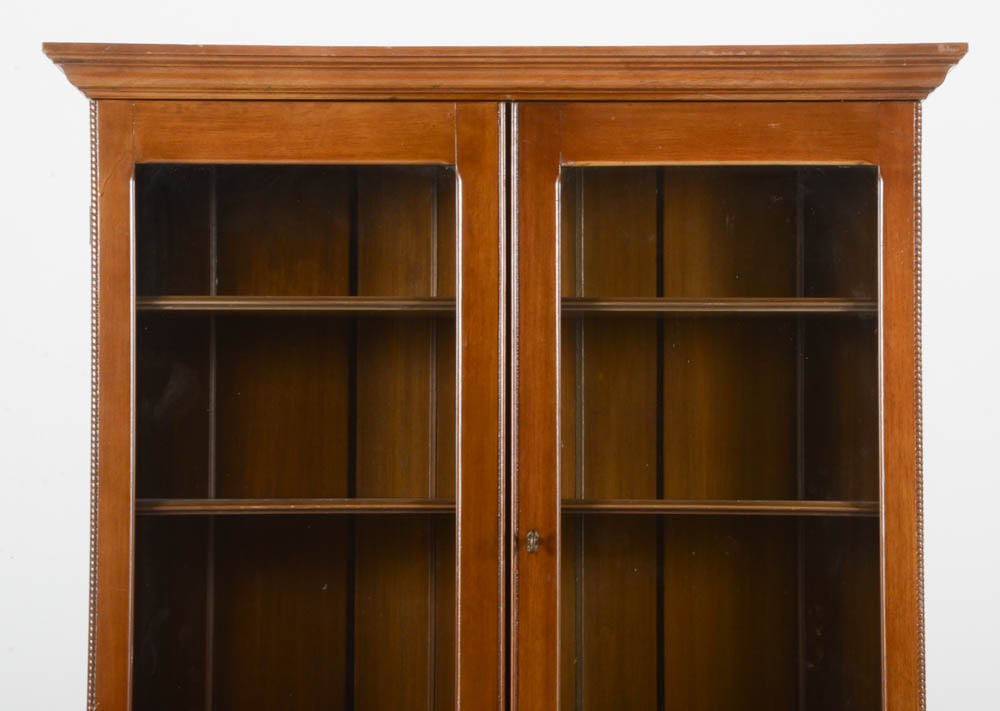 Antique Roll-Top Secretary Desk with Hutch