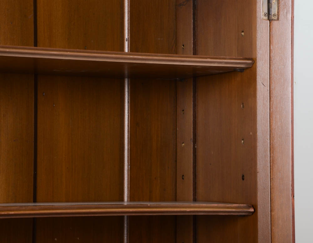 Antique Roll-Top Secretary Desk with Hutch