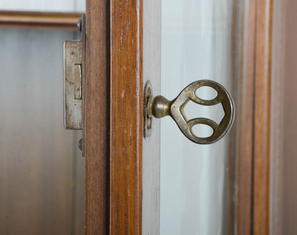 Antique Roll-Top Secretary Desk with Hutch