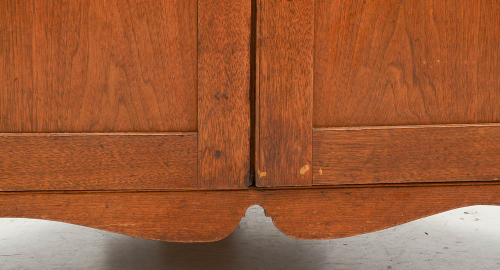 Early Walnut Corner Cupboard