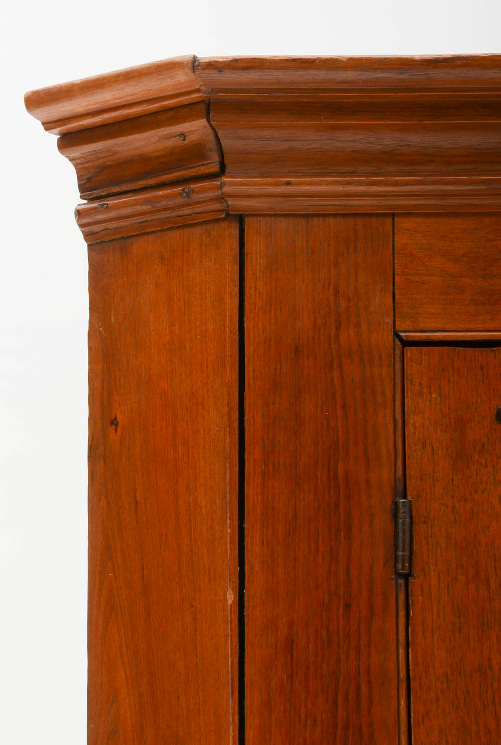 Early Walnut Corner Cupboard