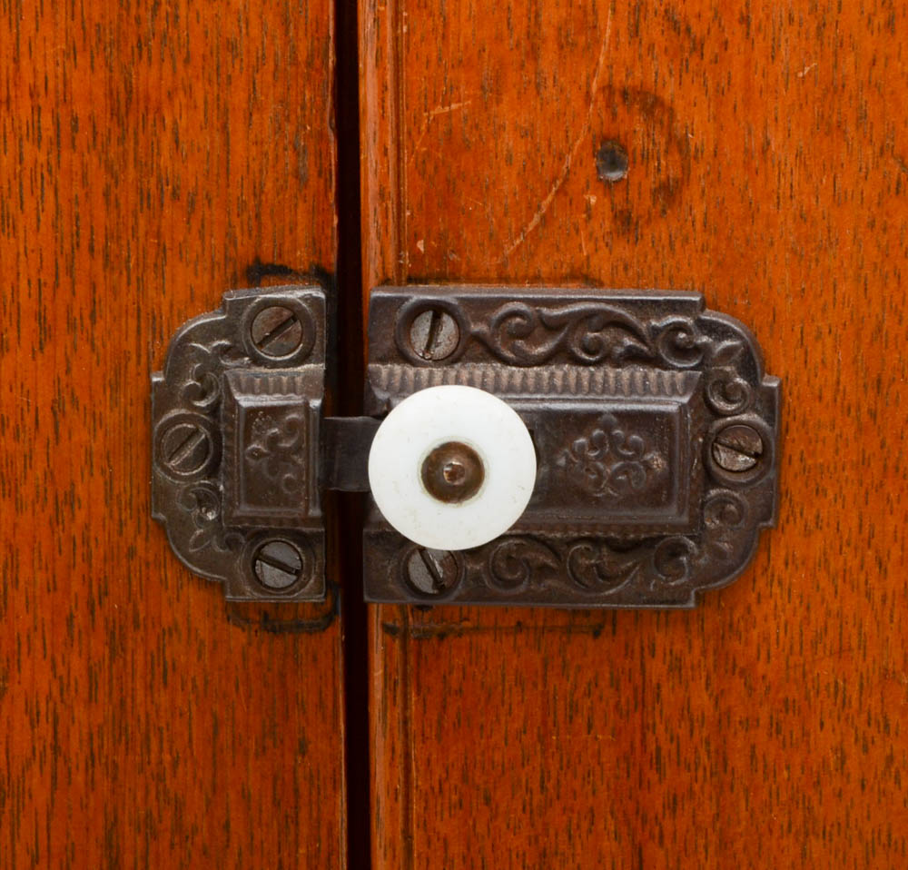 Early Walnut Corner Cupboard