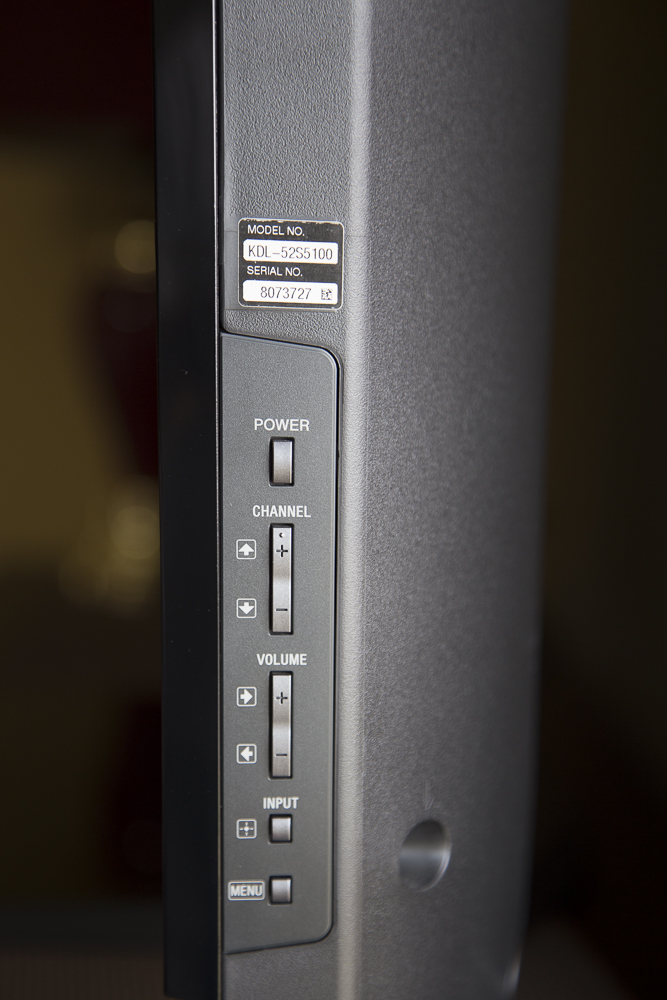 Sony 52" Bravia Flat Screen Television