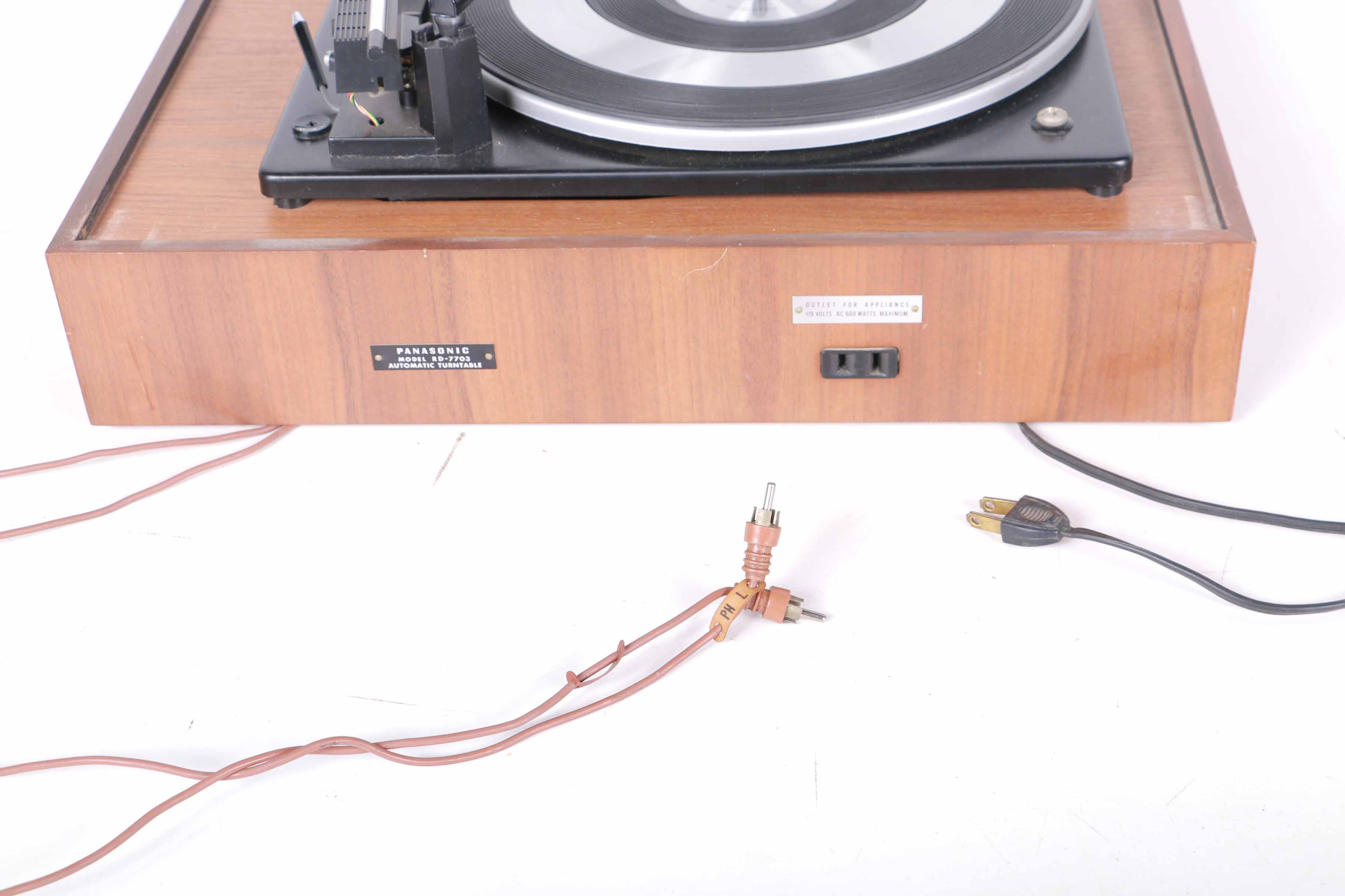 Panasonic 8-Track Recorder, Turntable and Speakers