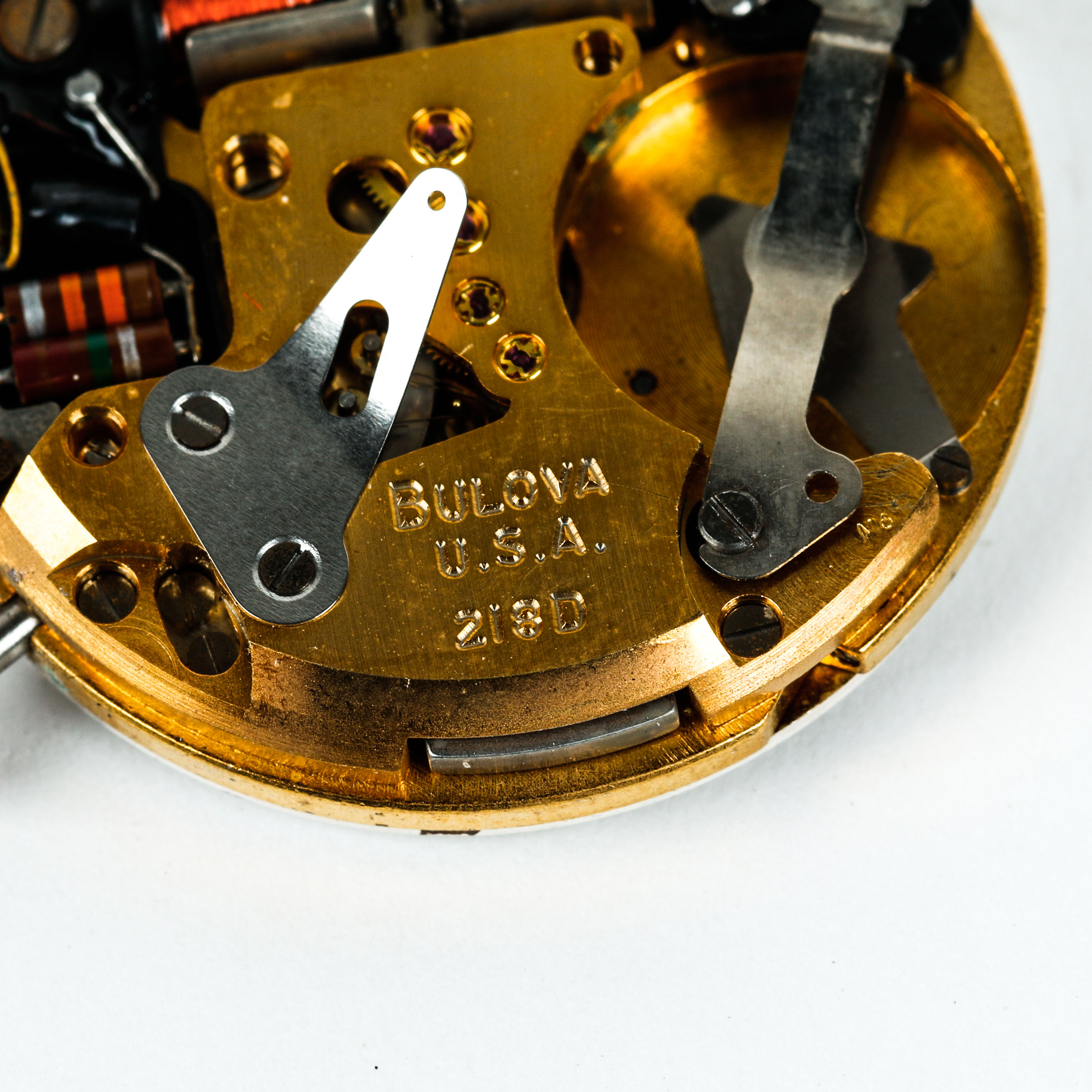 Bulova Accutron Watch Movement and Dial