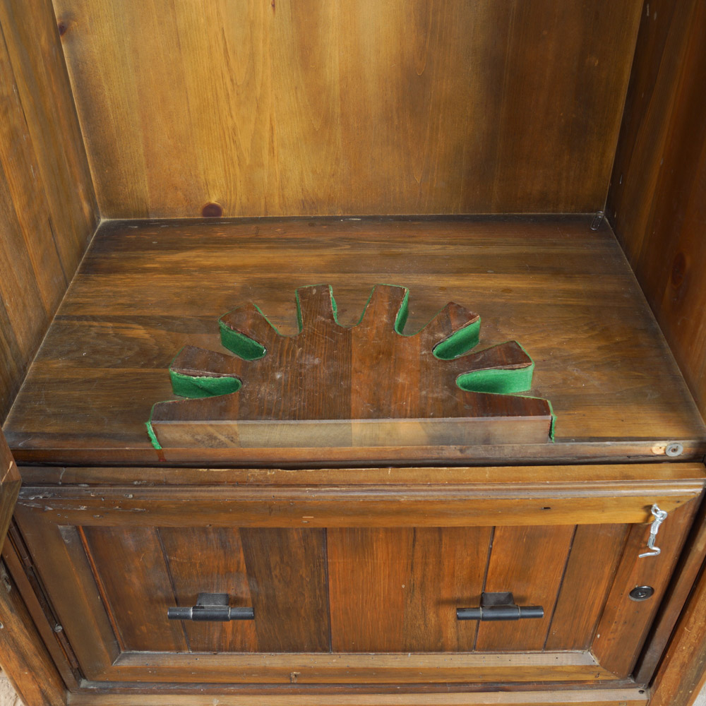 Vintage Gun Display Cabinet