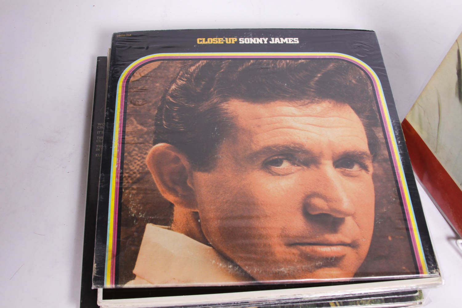 Collection of Vintage Sonny James Record Albums