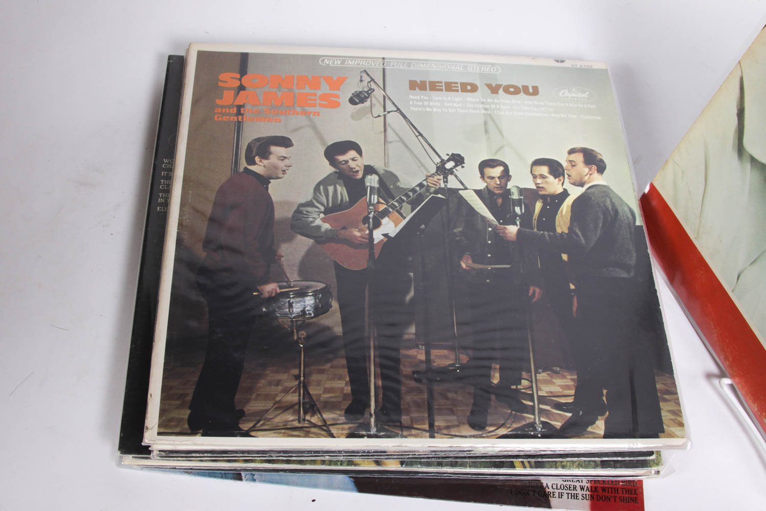 Collection of Vintage Sonny James Record Albums