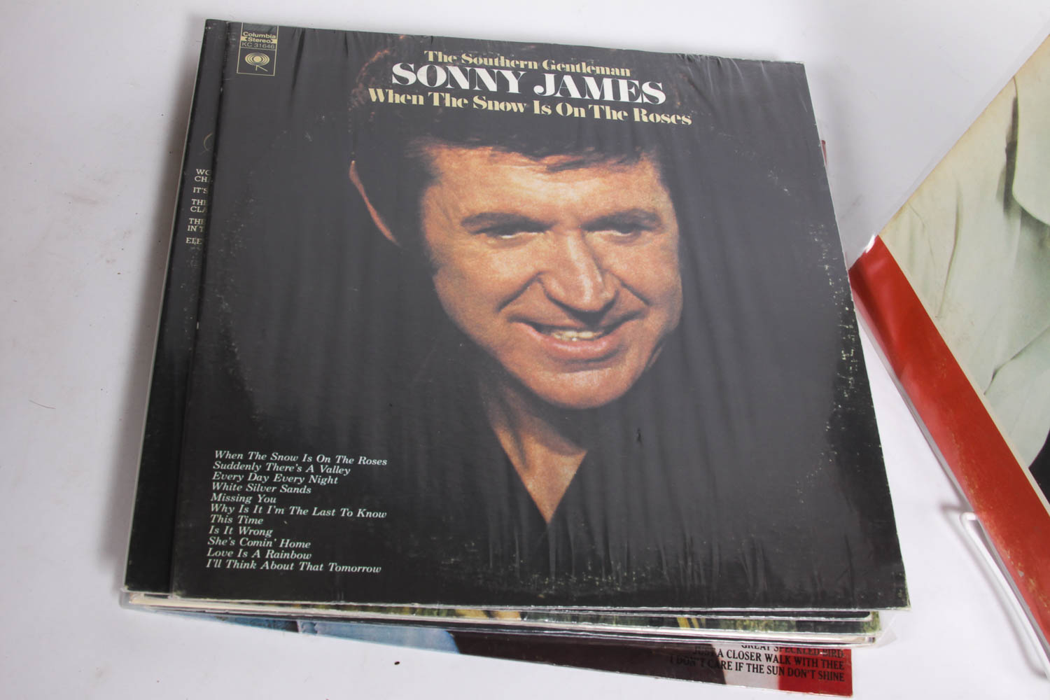 Collection of Vintage Sonny James Record Albums