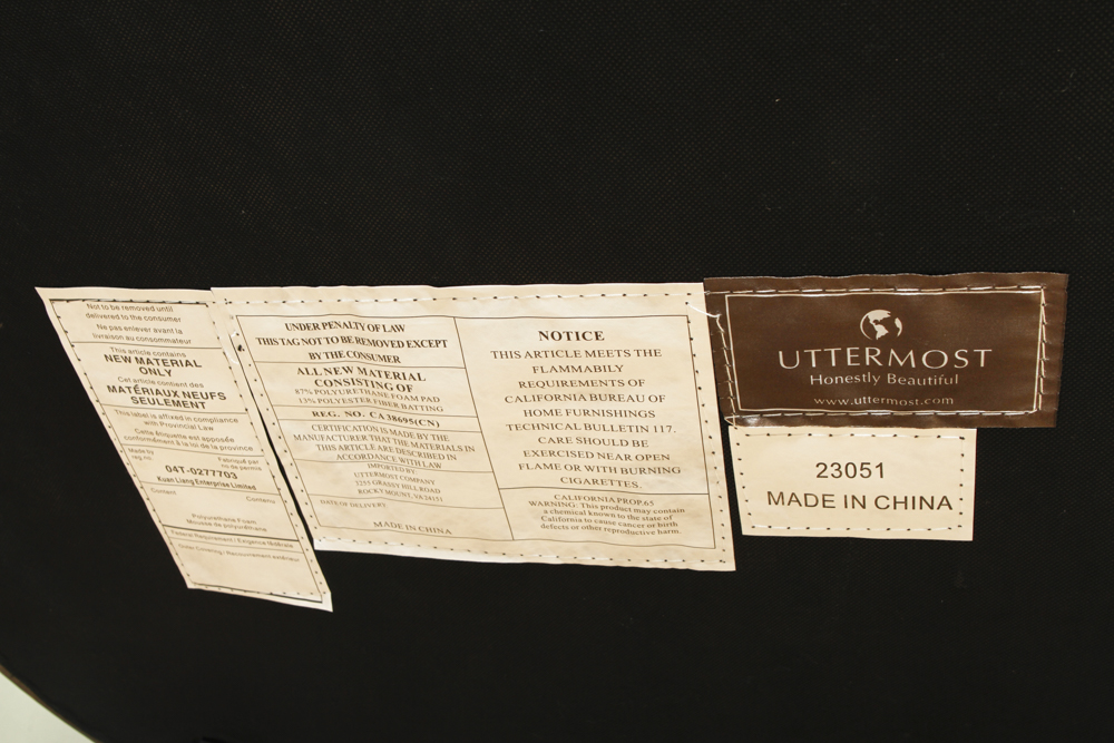 Uttermost 'Zander' Tan Wingback Accent Chair