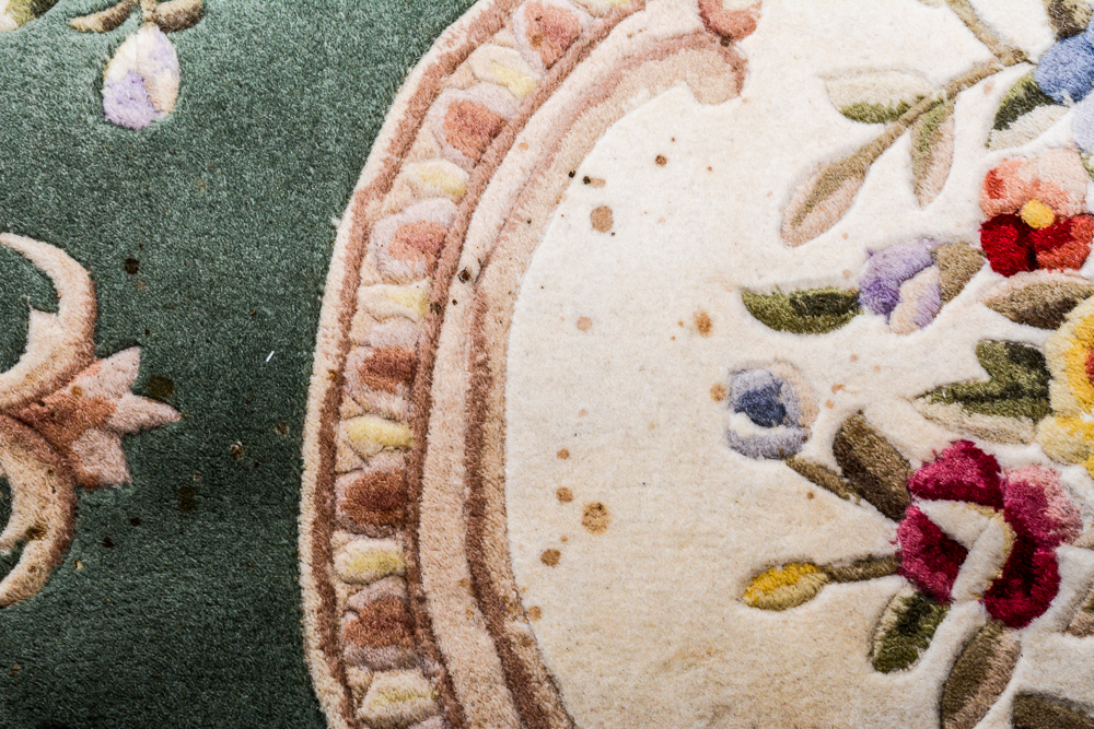 Wool Savonnerie Style Area Rug by Royal Palace