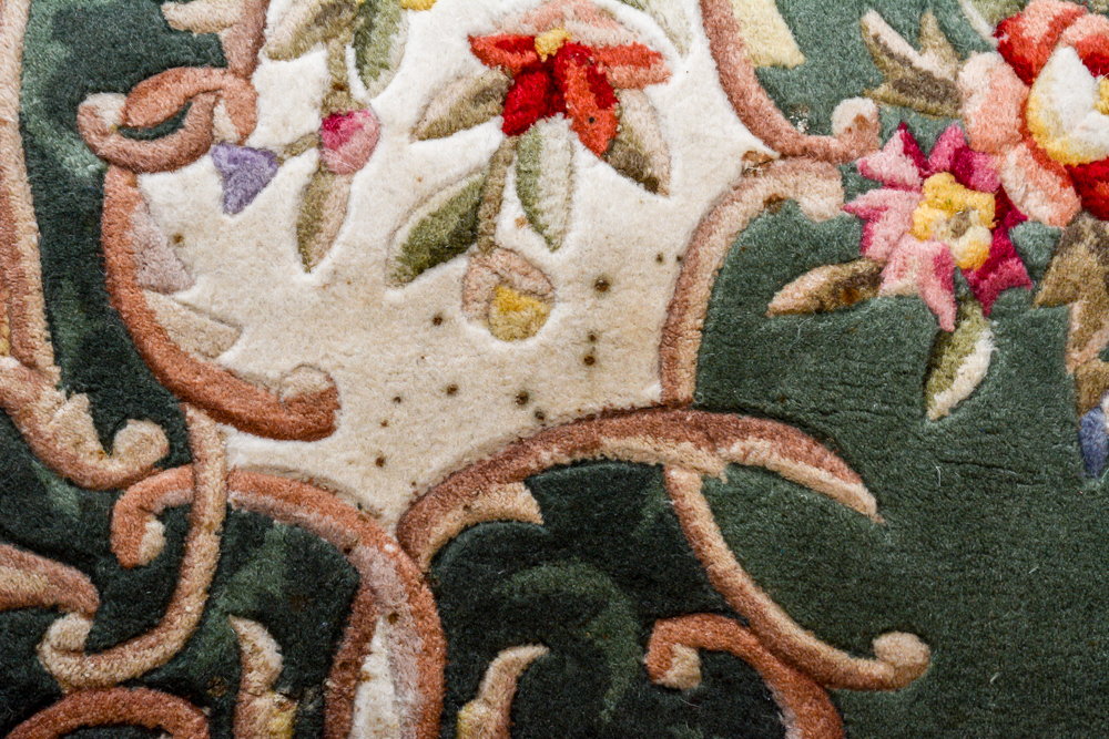 Wool Savonnerie Style Area Rug by Royal Palace