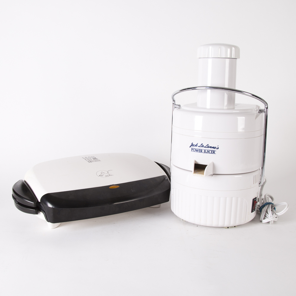 Jack LaLane Juicer and George Foreman Grill