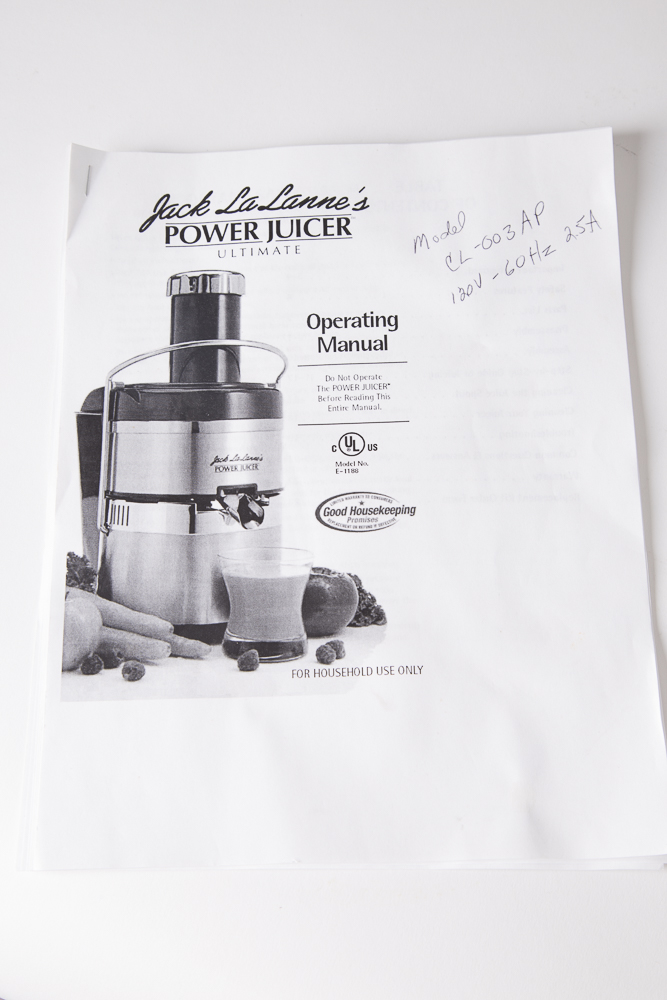 Jack LaLane Juicer and George Foreman Grill