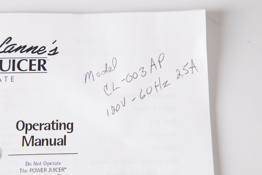 Jack LaLane Juicer and George Foreman Grill